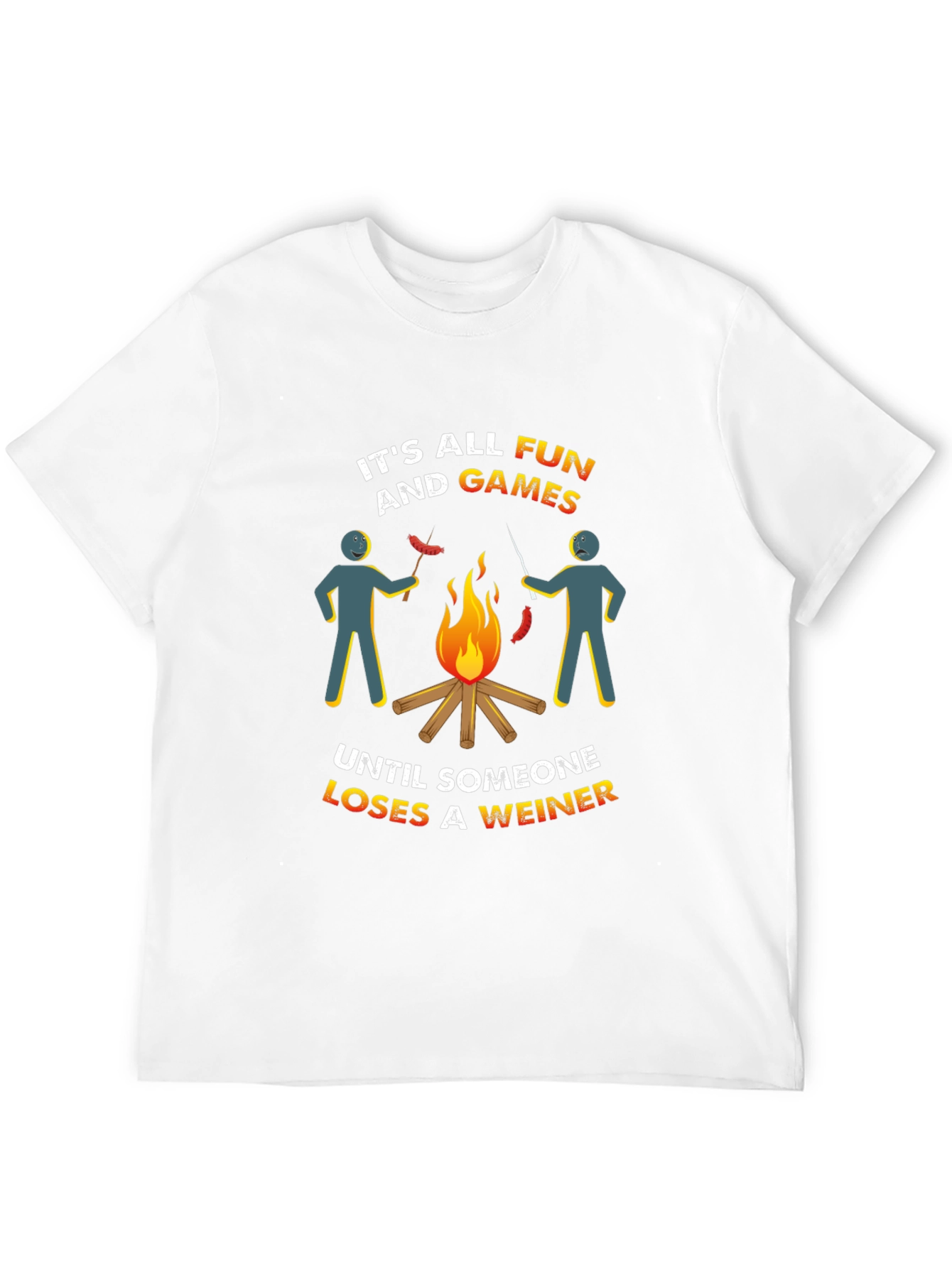 Black Fun & Games Weiner T-Shirt view 12
