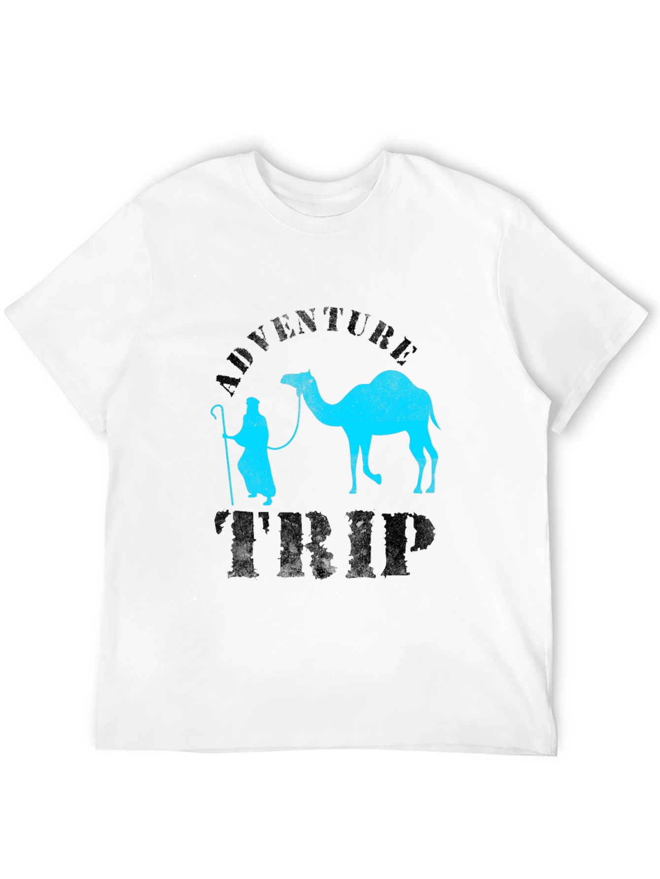 Black Adventure Trip T-Shirt - Camel Design view 12