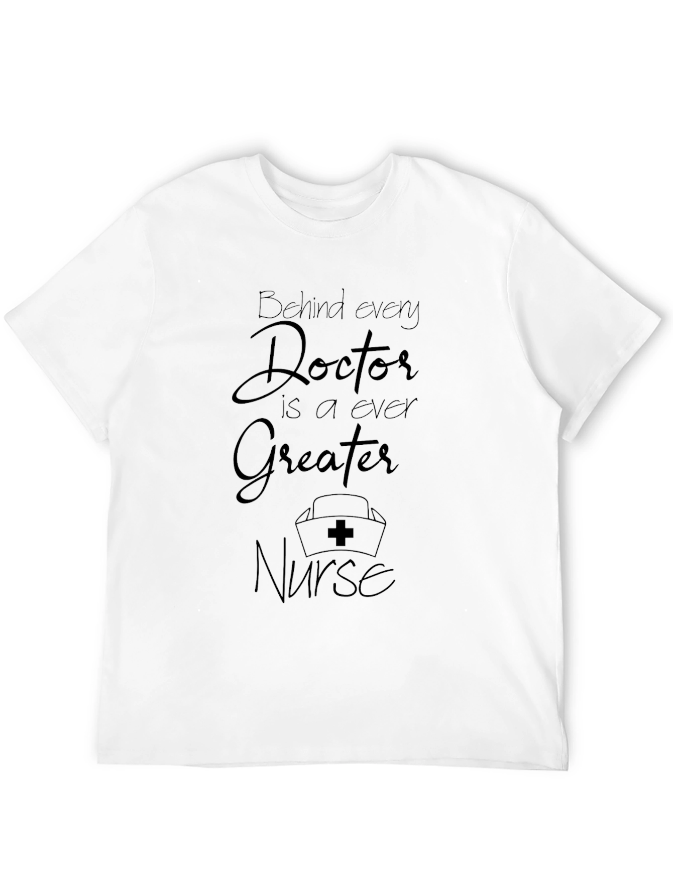 Black Behind Every Doctor Nurse Graphic Tee view 12