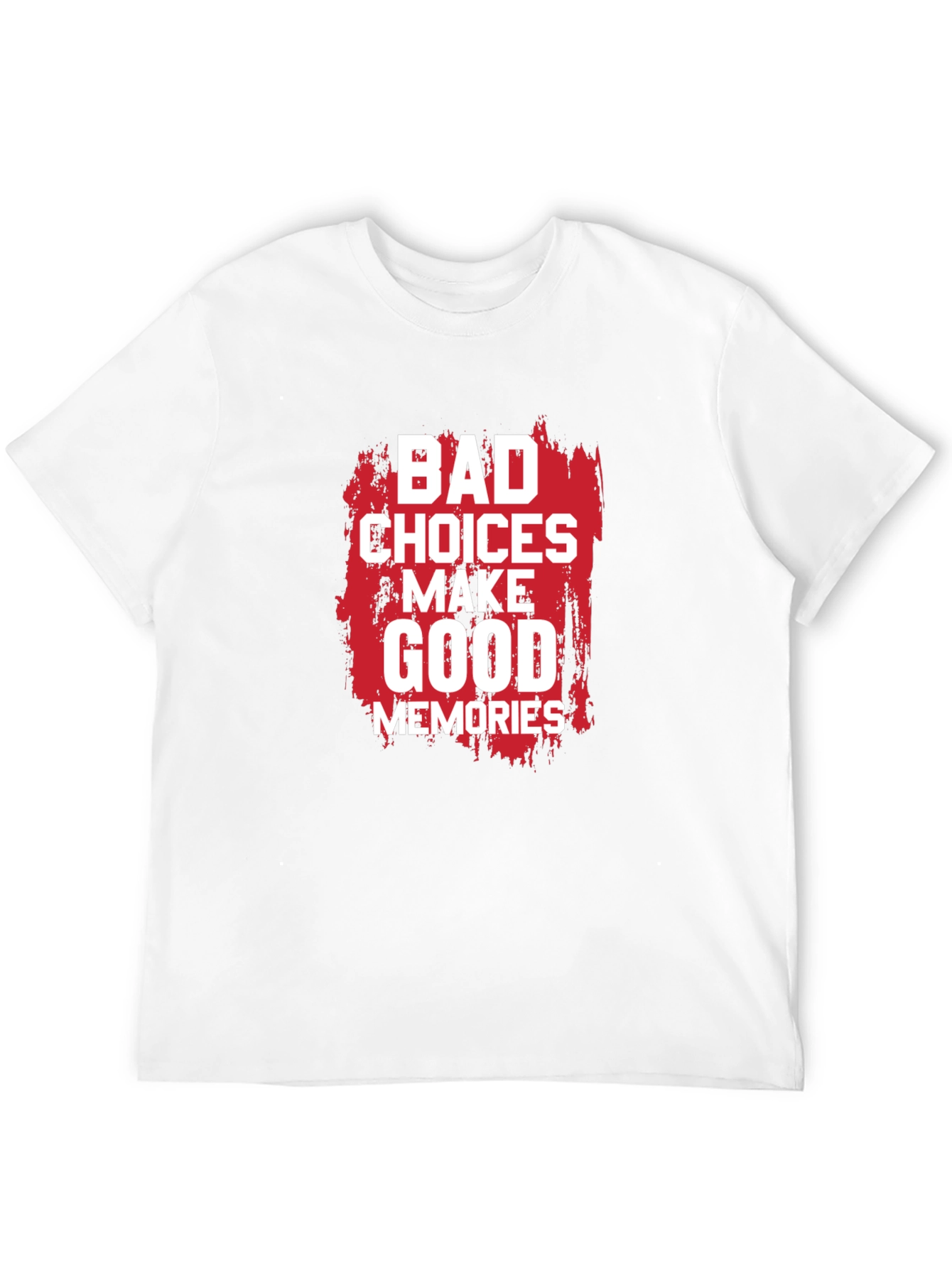 Black Bad Choices Make Good Memories Graphic Tee view 12
