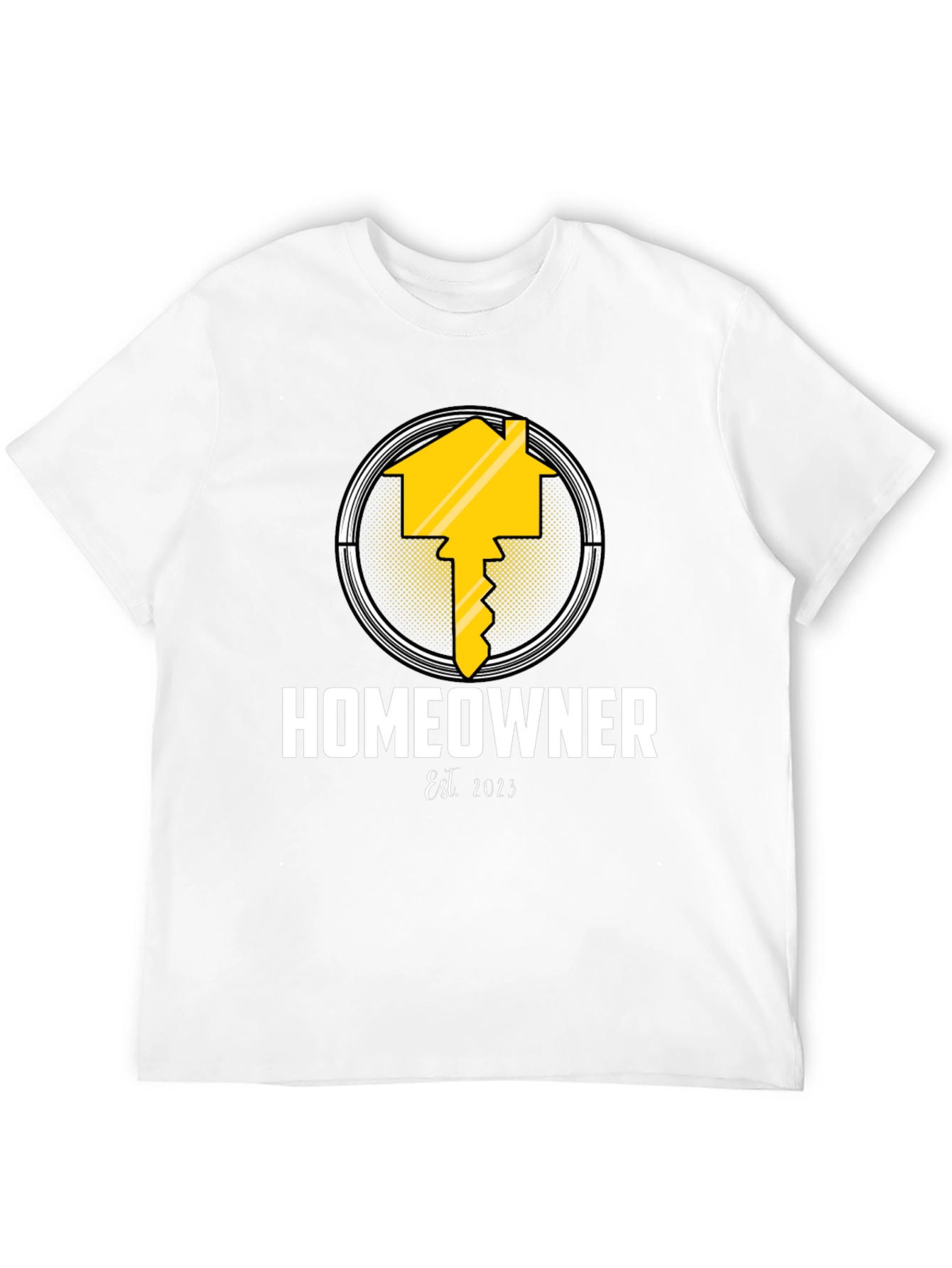 Black Homeowner Est. 2023 Graphic T-Shirt - Black view 12