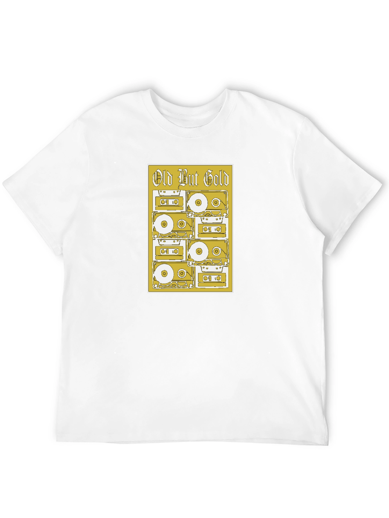 Black Old But Gold Cassette Tape Graphic Tee view 12
