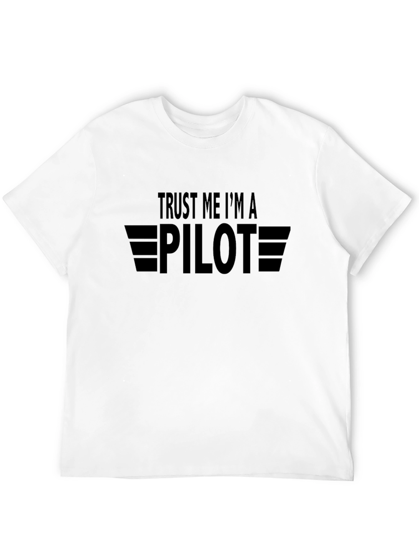 Black Trust Me I'm a Pilot Black T-Shirt view 12