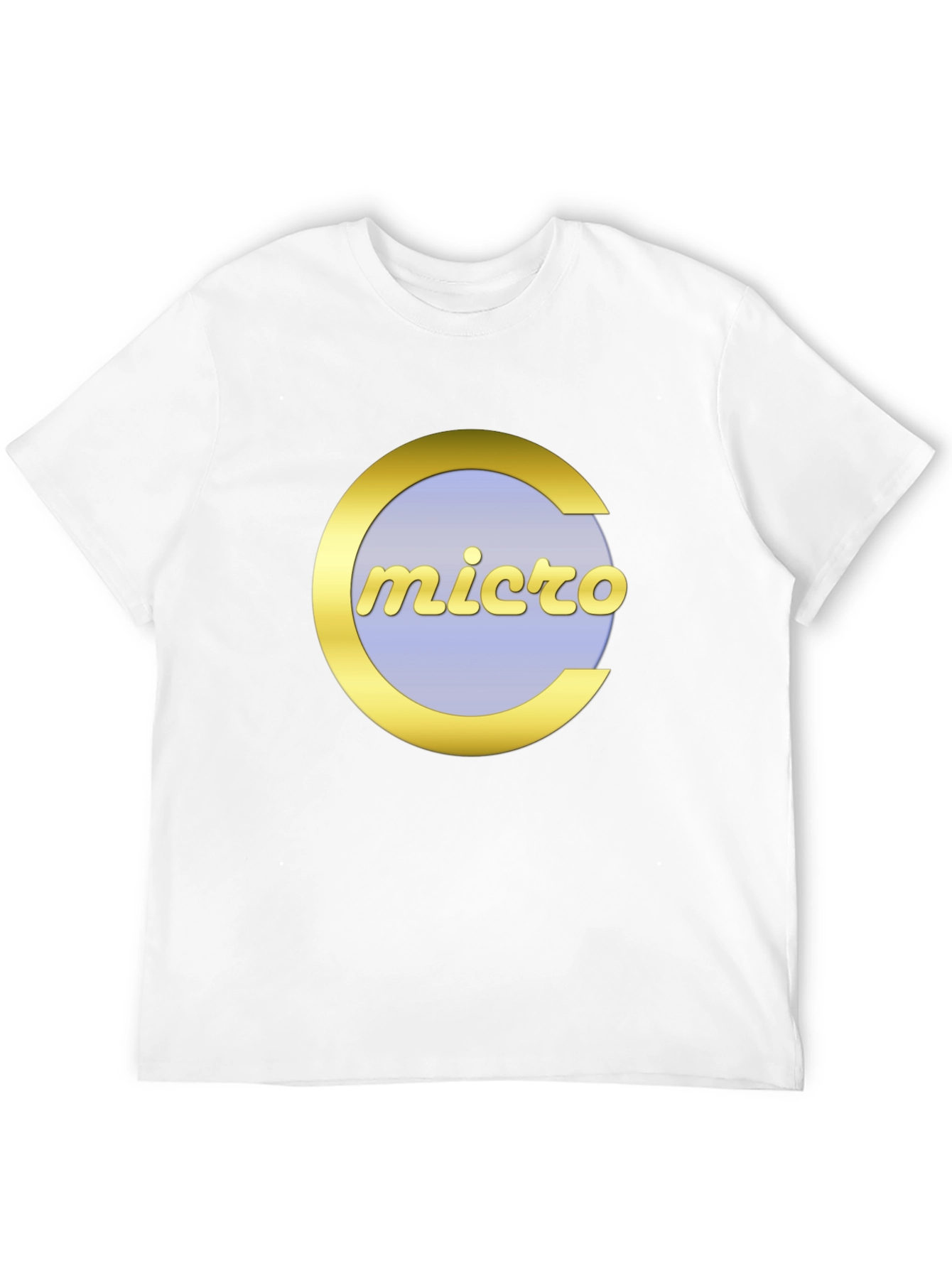 Black Retro Micro Computer Logo Graphic T-Shirt view 12