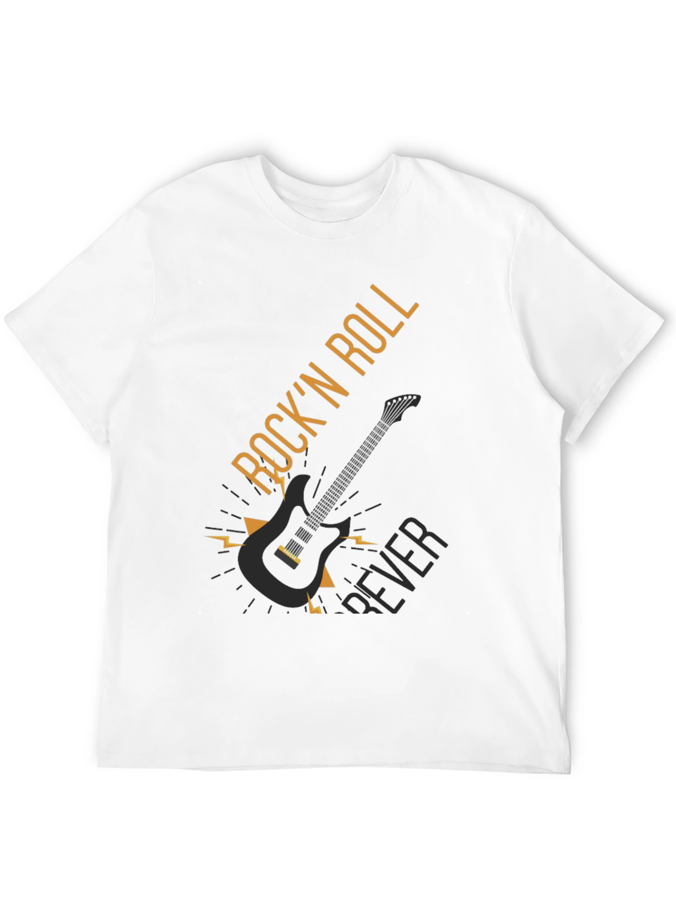 Black Rock 'n Roll Forever Black T-Shirt view 12