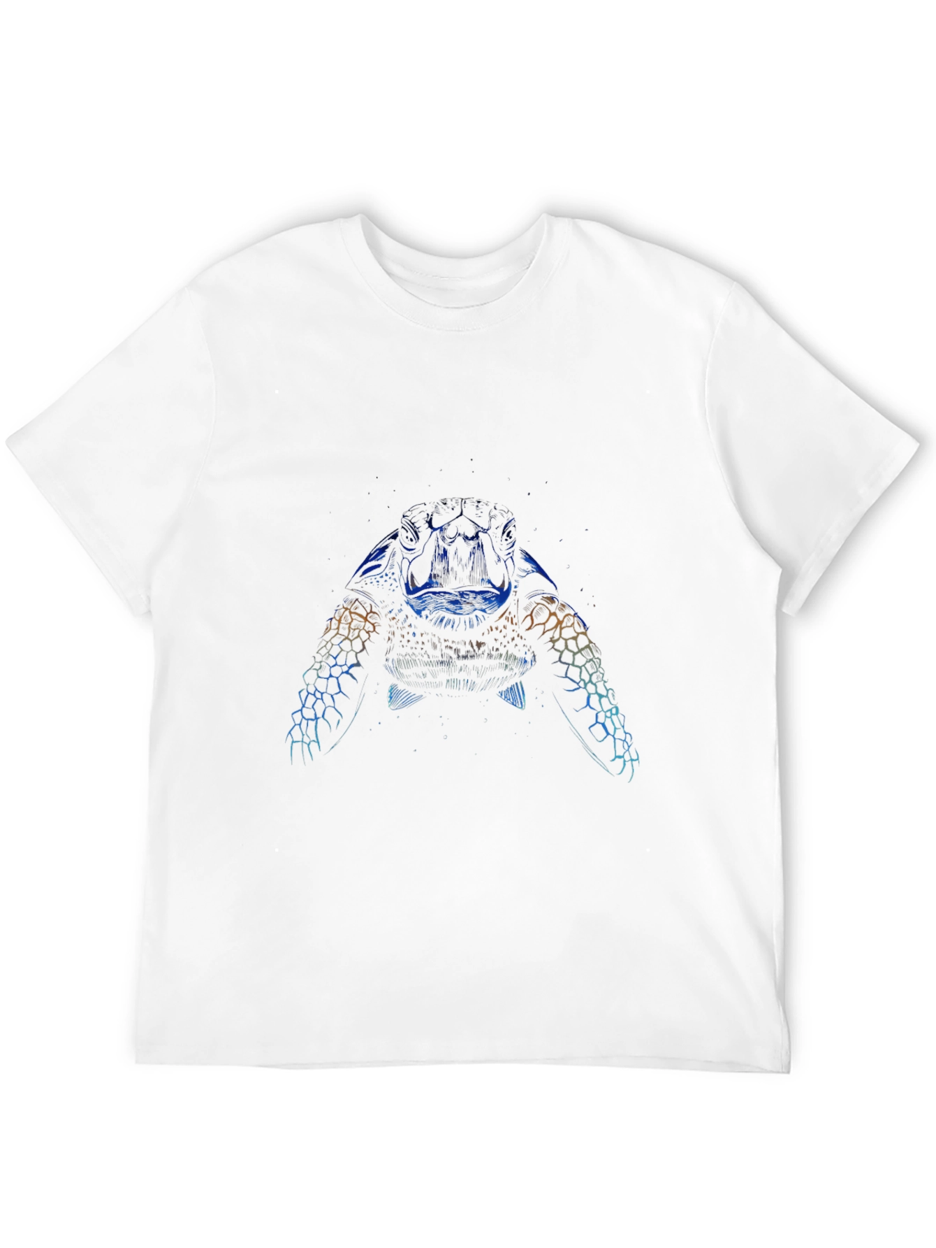 Black Sea Turtle Graphic Black T-Shirt view 12
