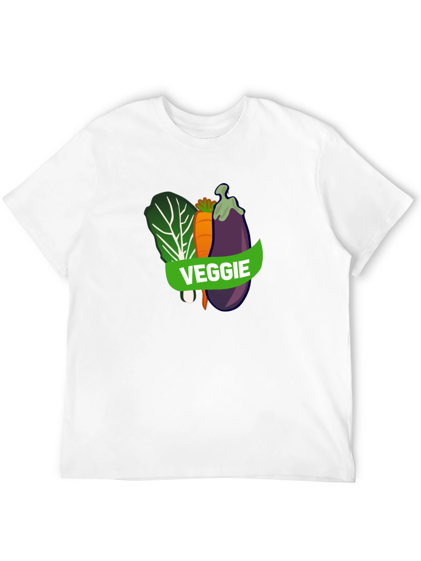Veggie T-Shirt - Black Vegan Tee - 12
