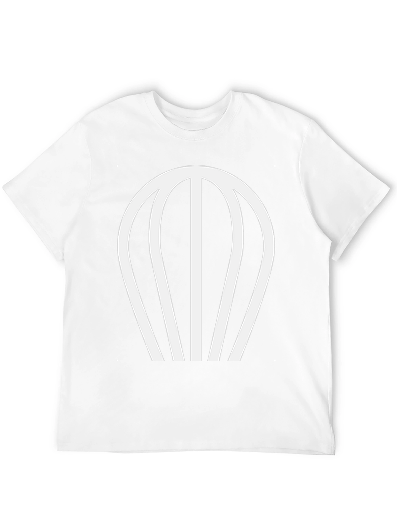 Black Modern Parachute Graphic Black T-Shirt view 12