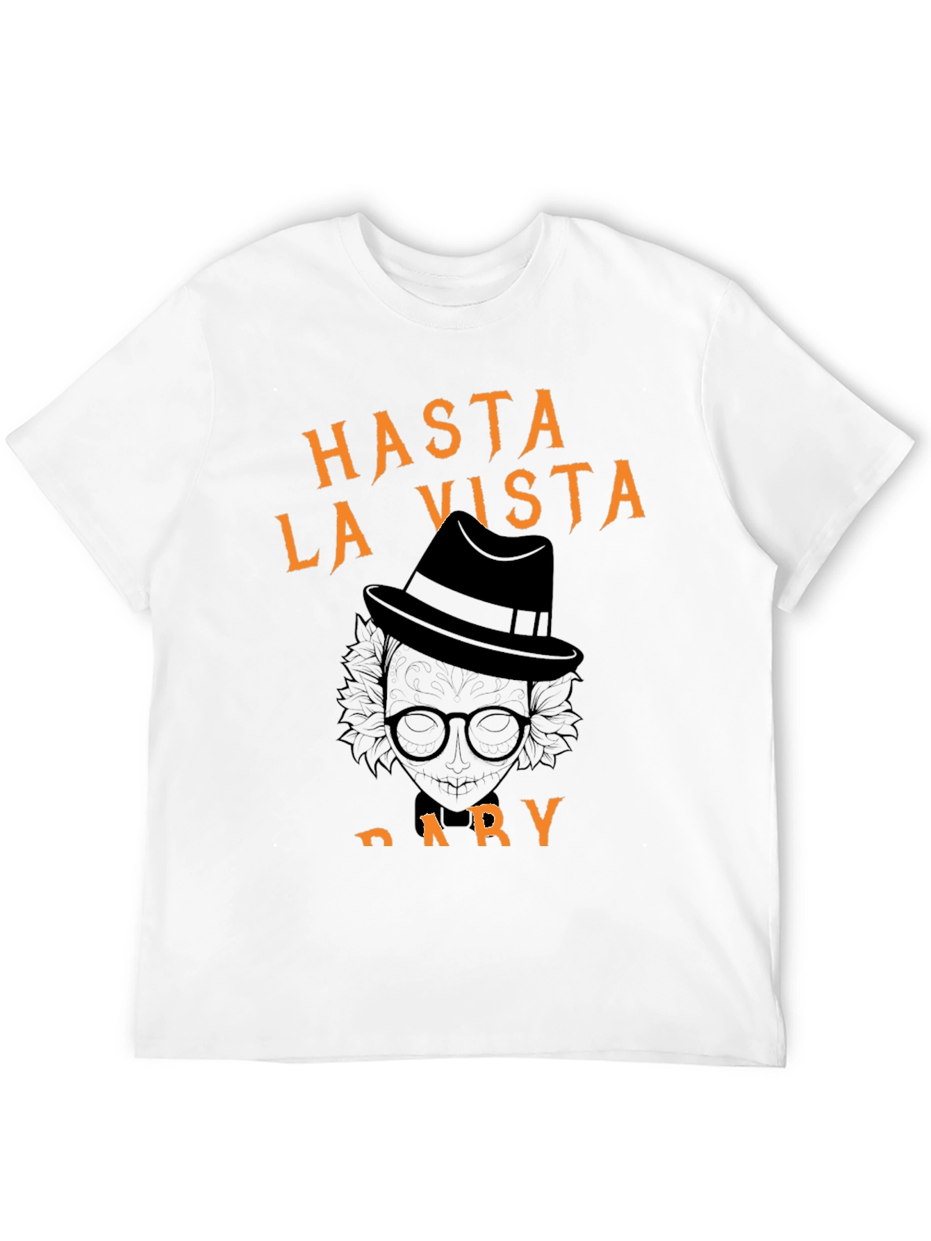 Black Hasta La Vista, Dary Halloween T-Shirt view 12