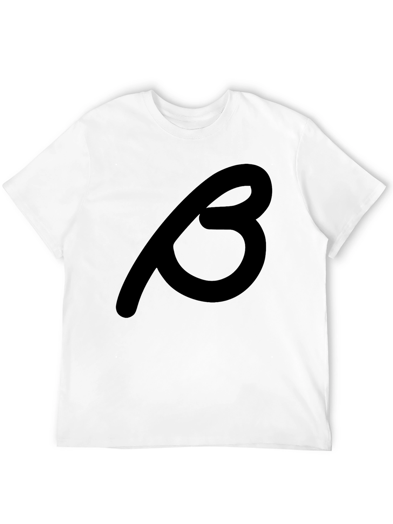 Black Black T-Shirt with Beta Symbol view 12