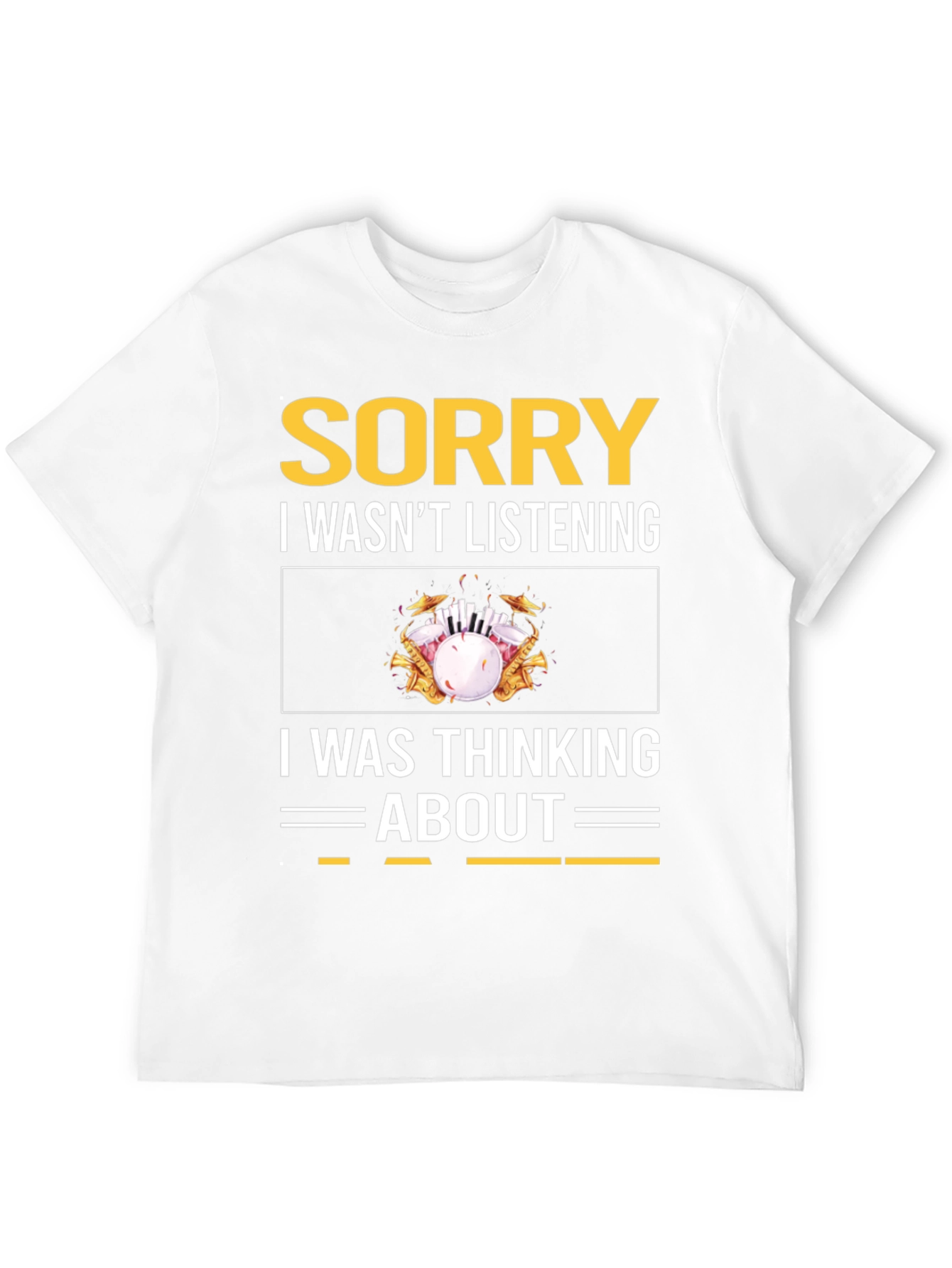 Black Sorry, Thinking About Bowling T-Shirt view 12