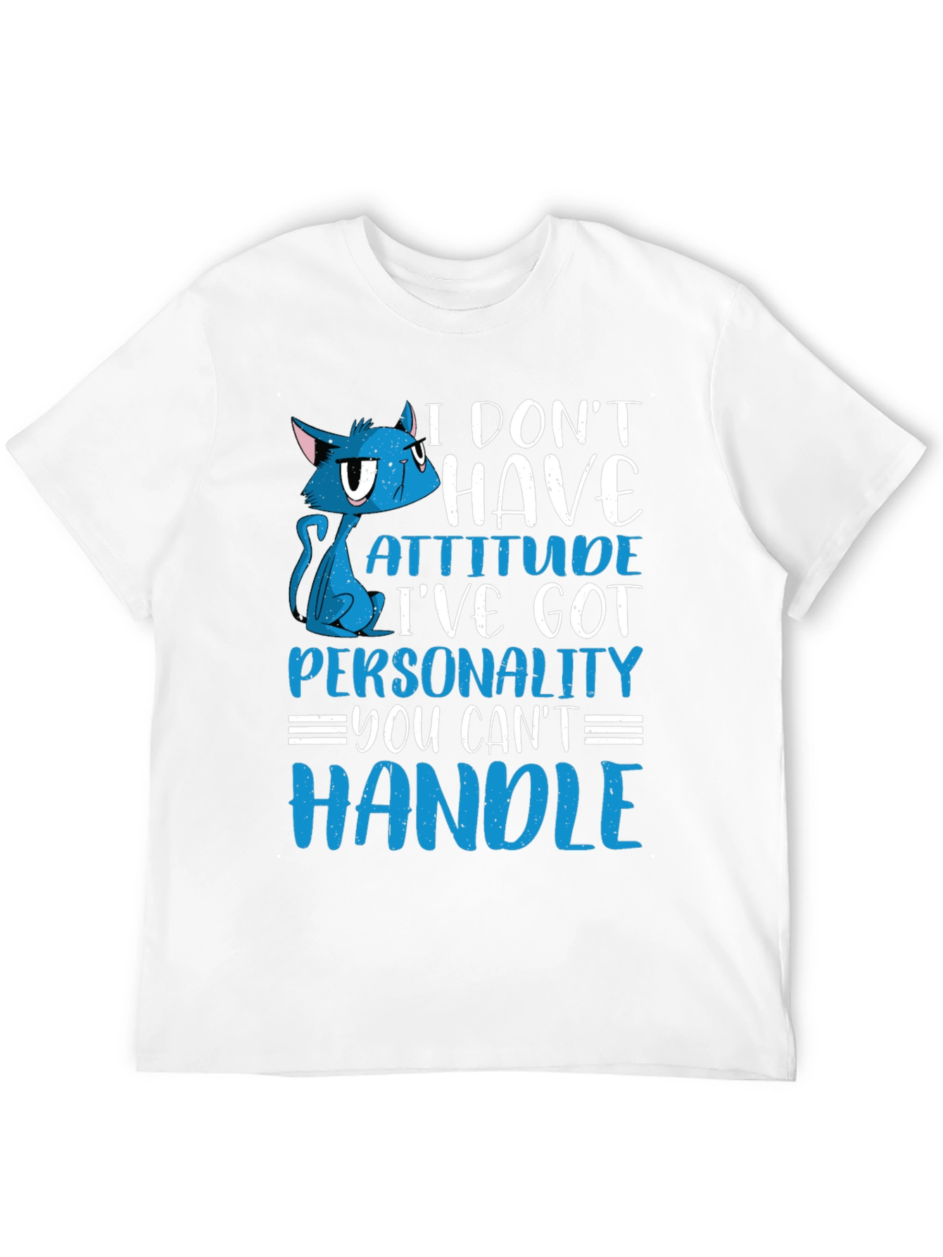 Black Attitude Cat Graphic Tee view 12