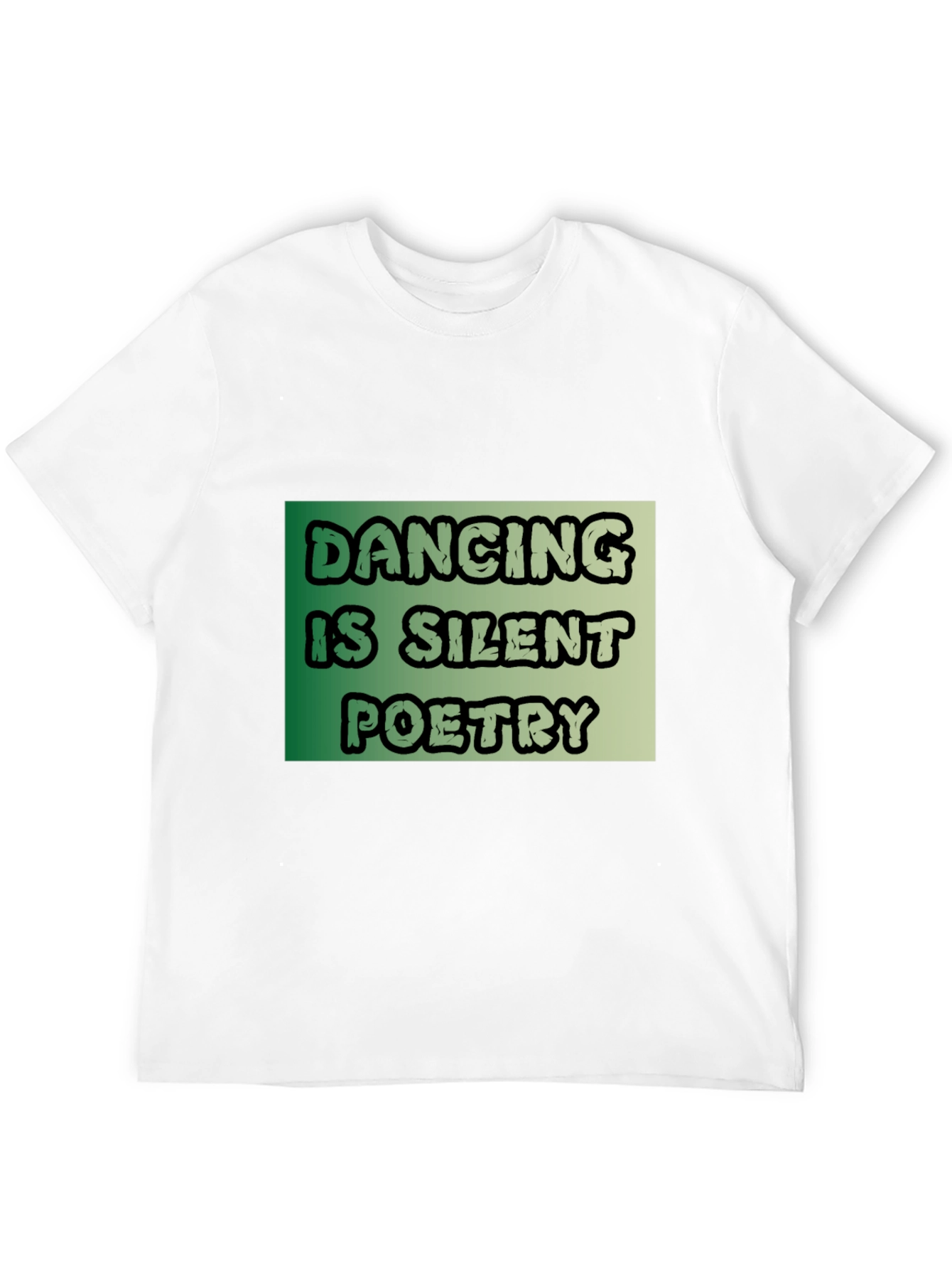 Black Dancing Is Silent Poetry Graphic Tee view 12