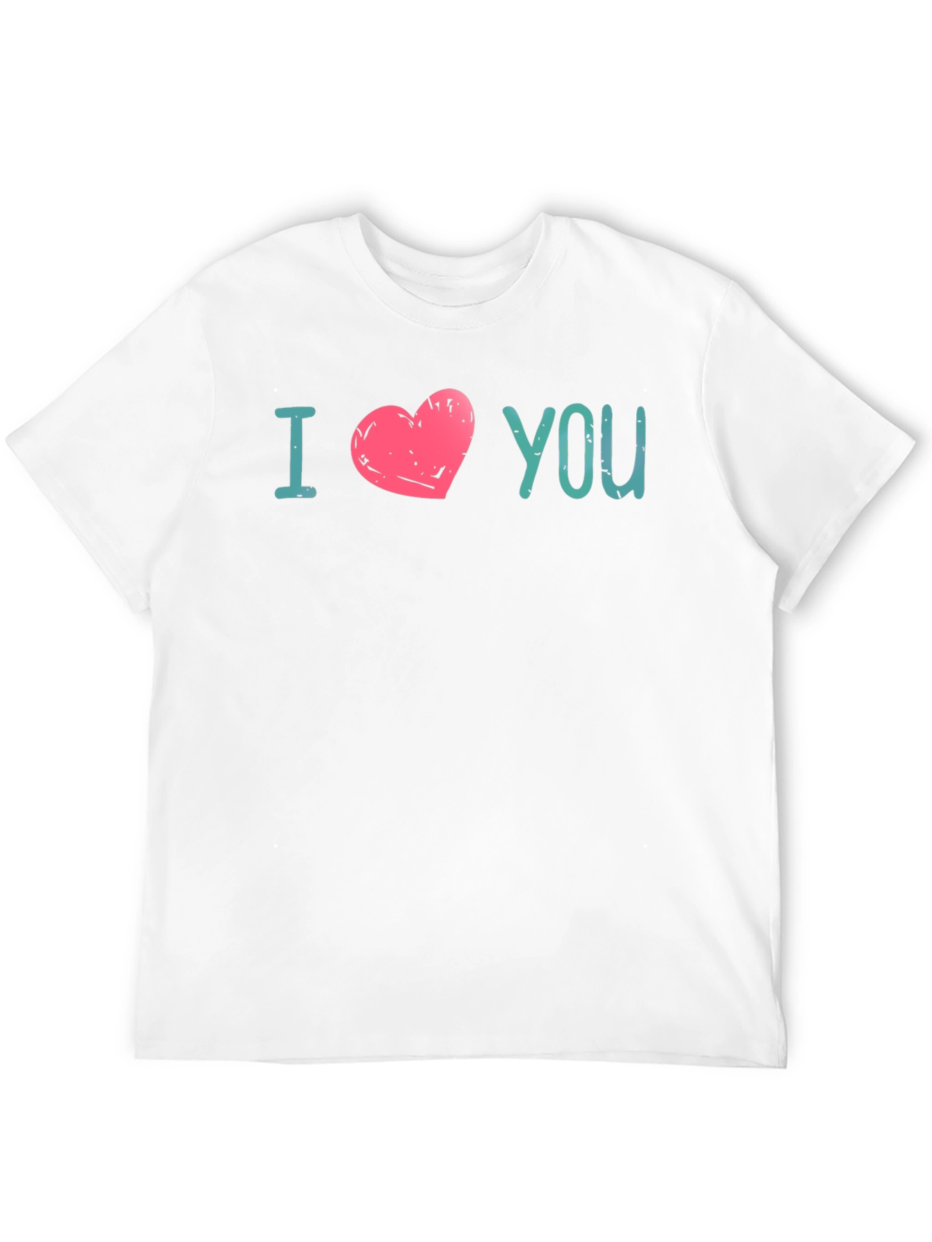 Black I Heart You Graphic Print Tee - Black view 12