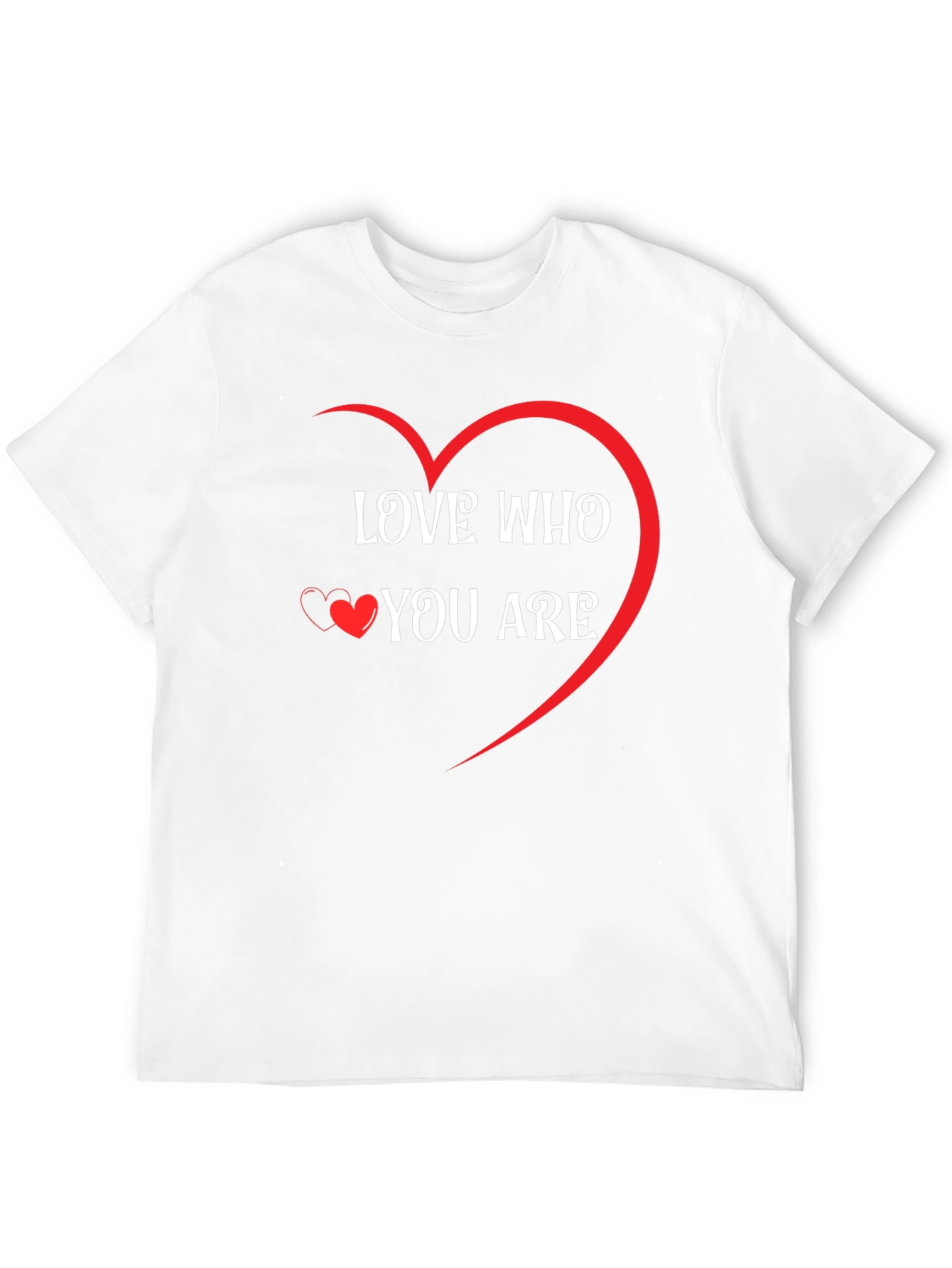 Black Love Who You Are Graphic Tee - Heart Design view 12