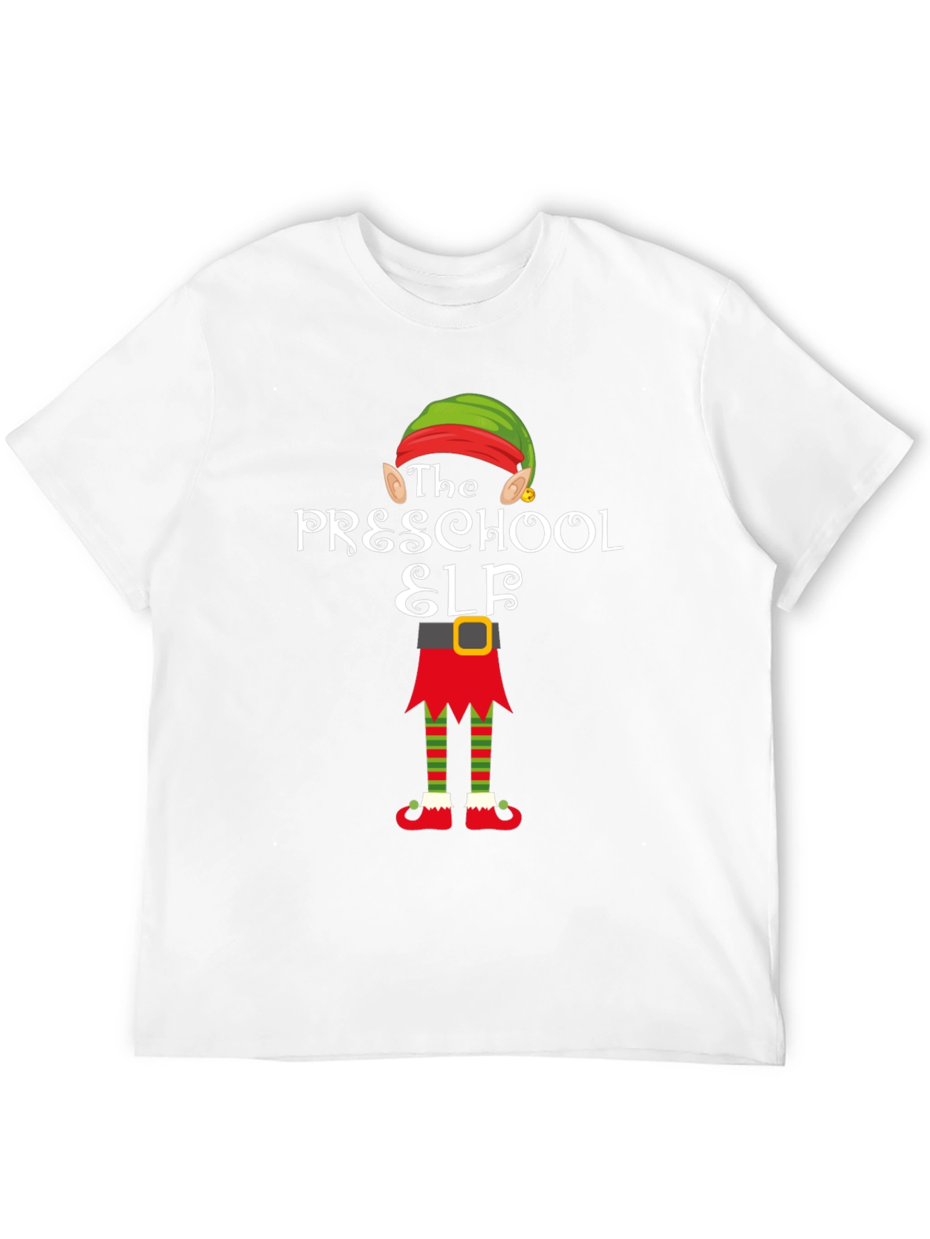 Black Preschool Elf T-Shirt - Holiday Cheer view 12