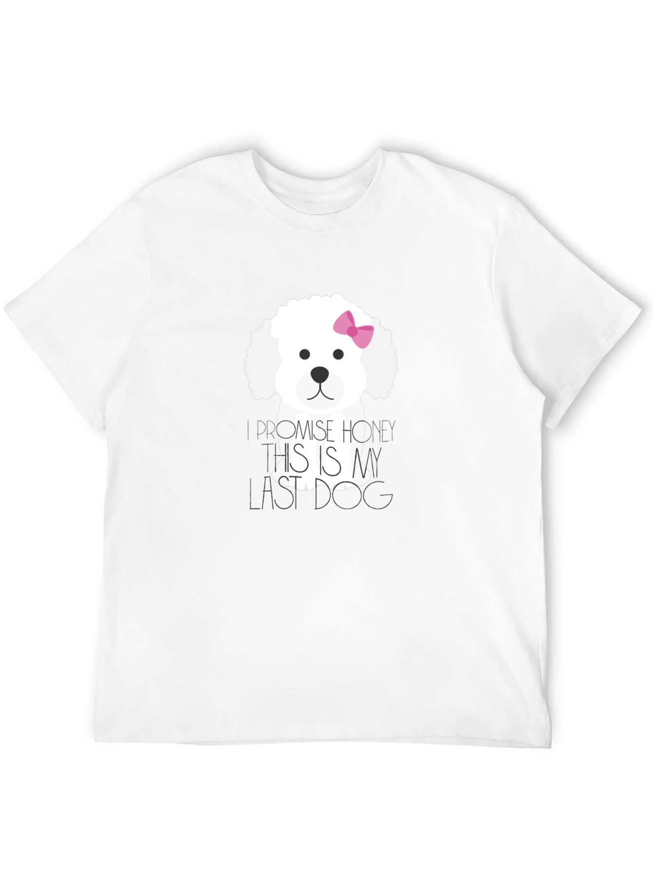 Black Last Dog Promise Graphic Tee - Cute Dog Lover Shirt view 12