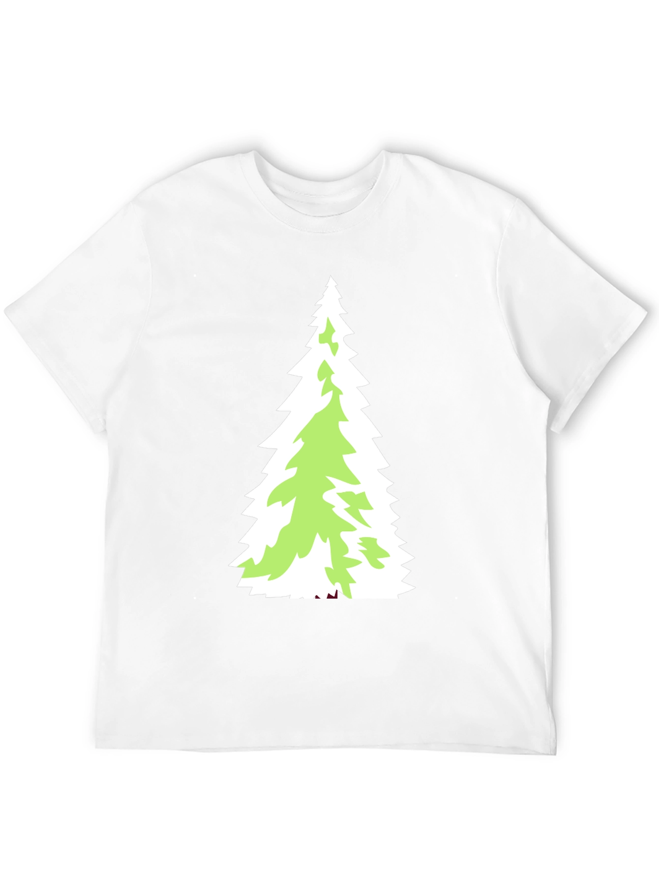 Black Festive Christmas Tree Graphic Tee - Holiday Style view 12