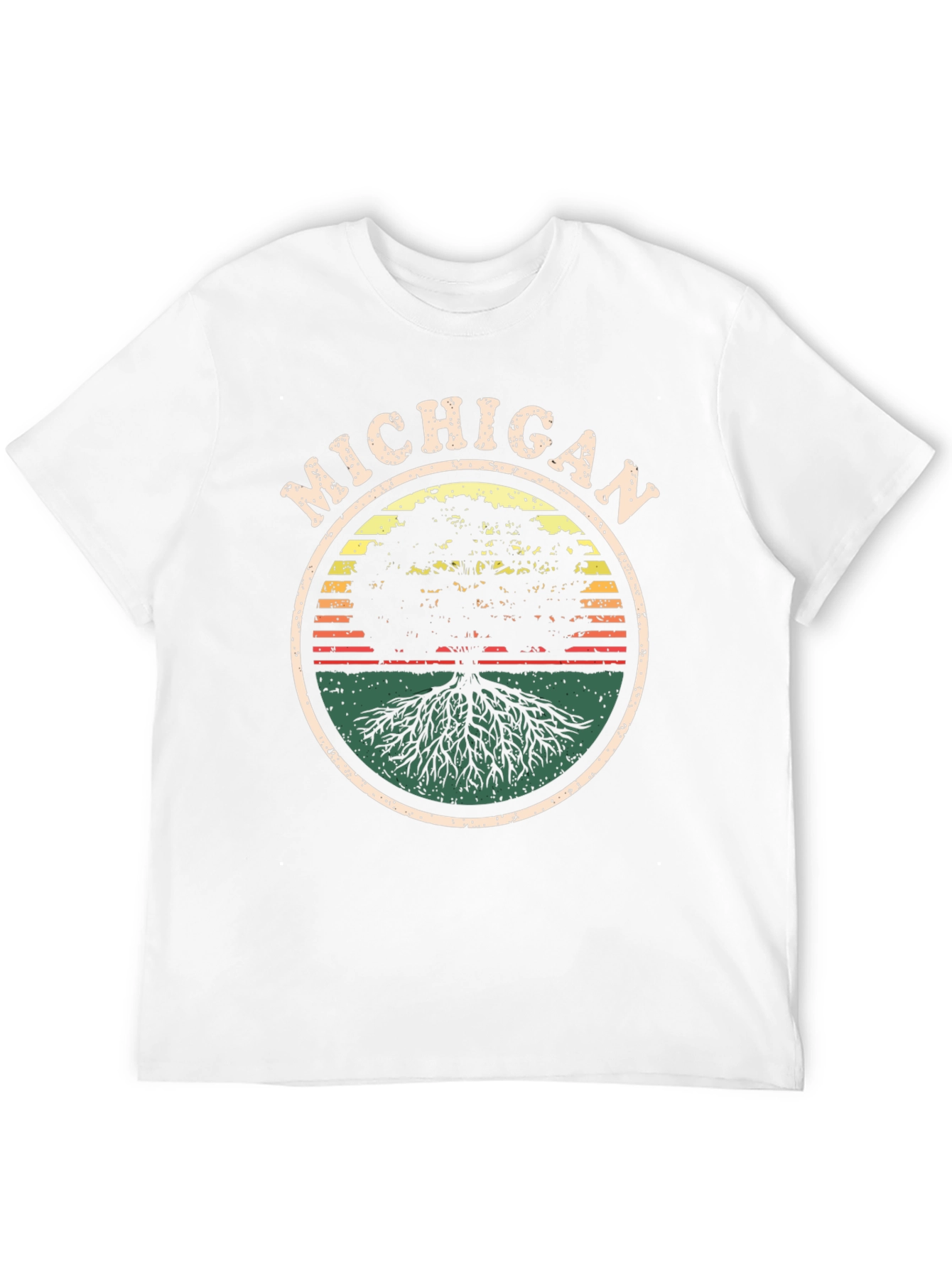Michigan Tree Graphic T-Shirt - Nature Lover Tee - 12