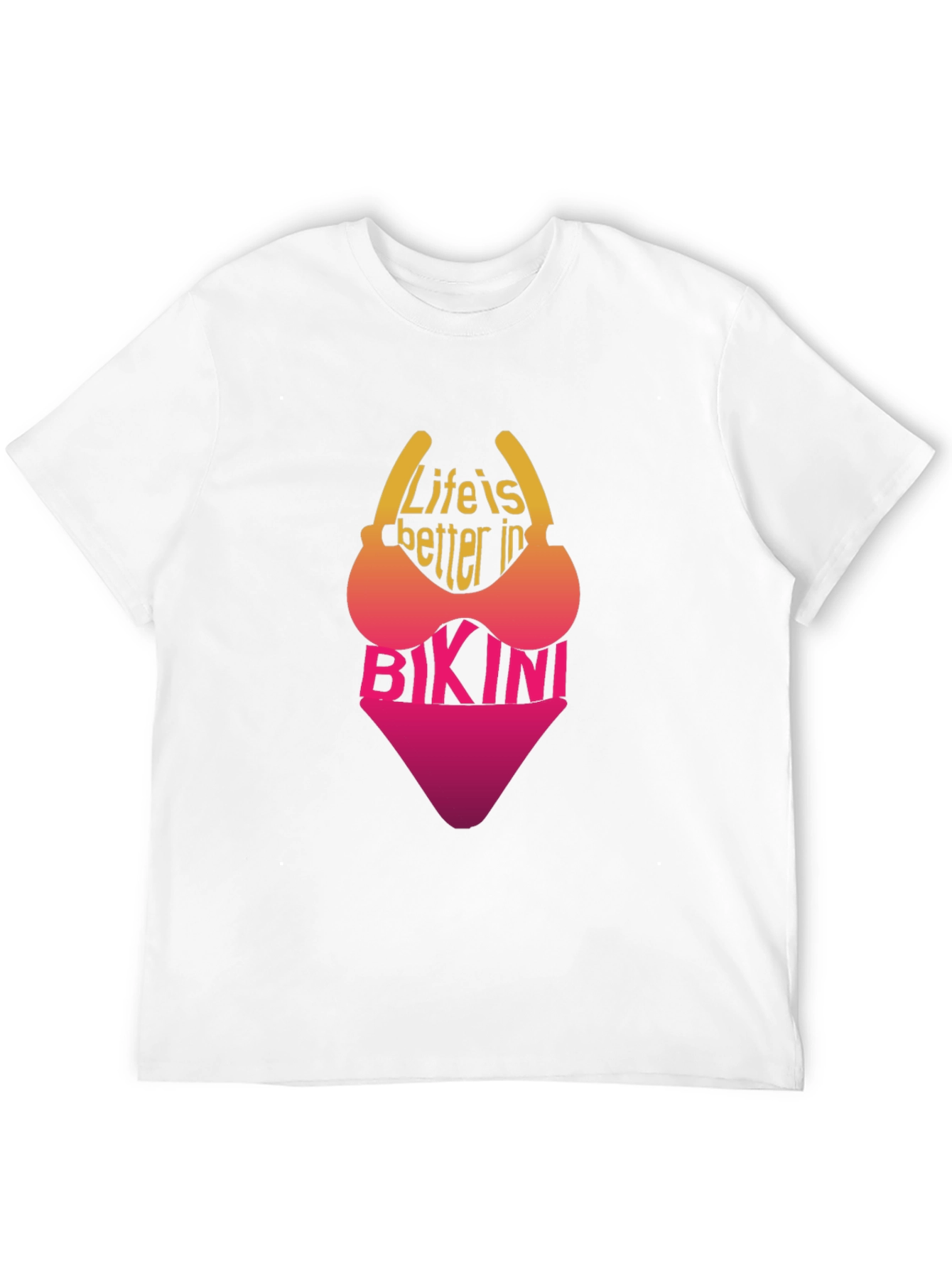Black Life is Better in Bikini Black T-Shirt view 12