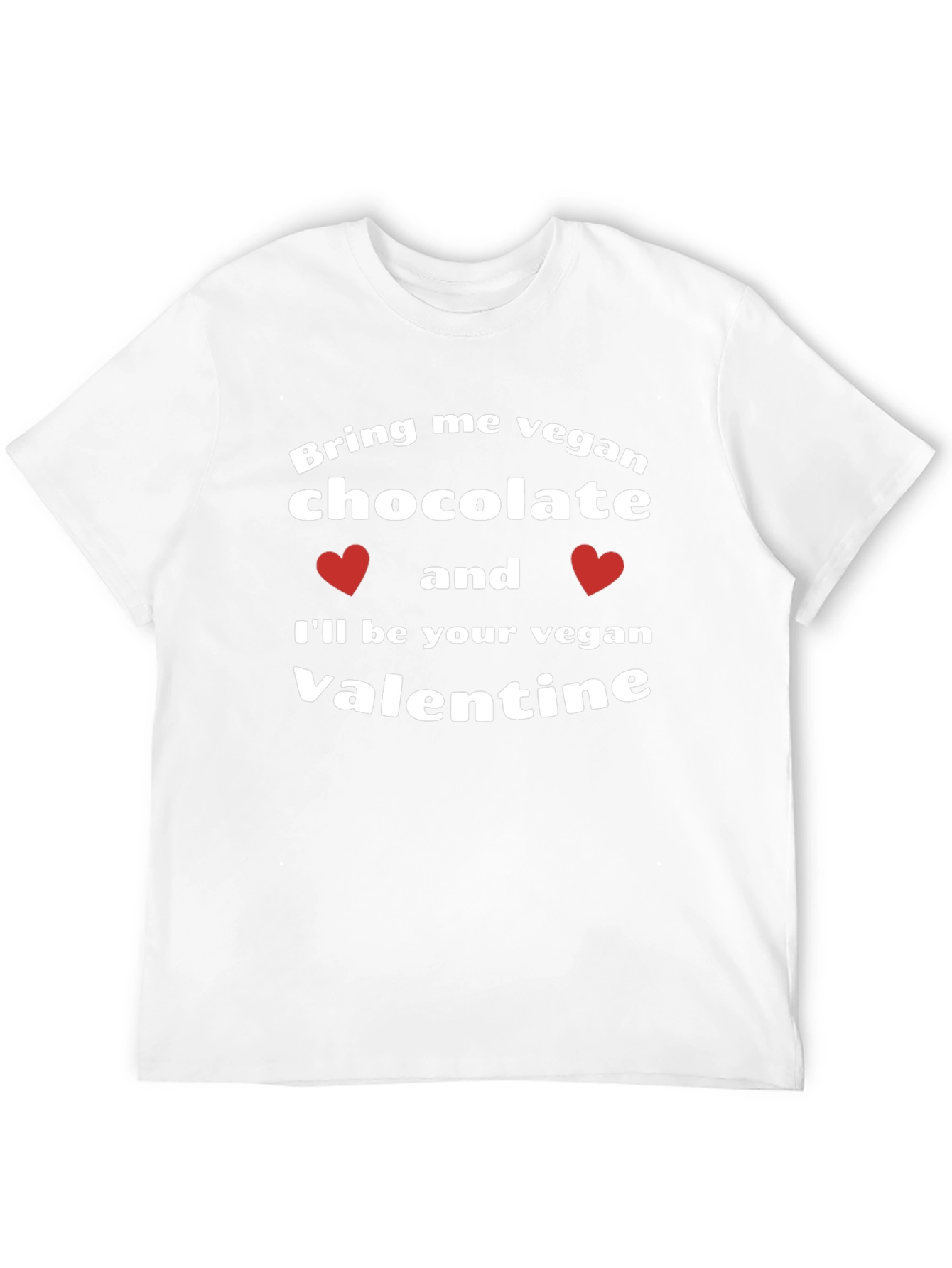 Black Vegan Chocolate Valentine Graphic Tee - Unisex view 12