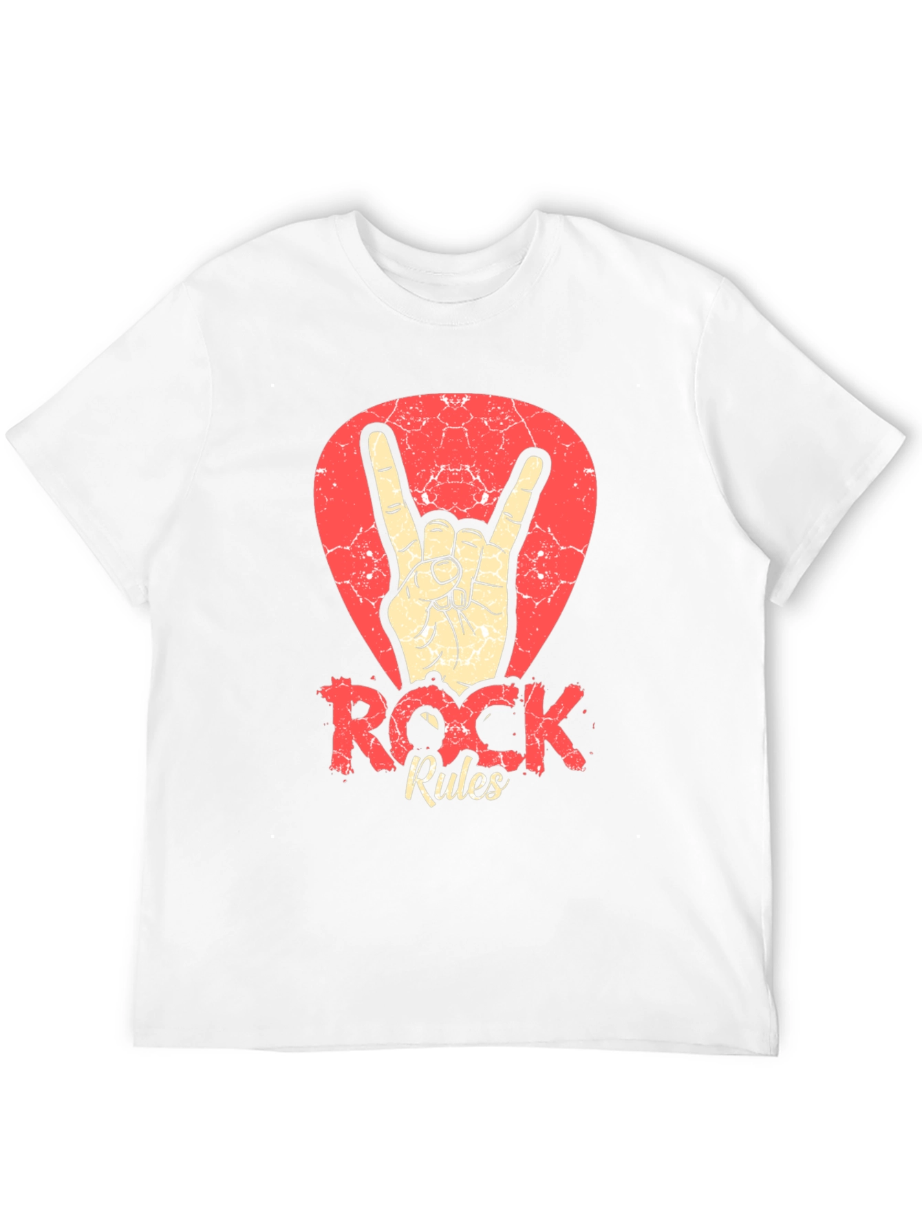 Black Rock Rules T-Shirt - Black Crew Neck Tee view 12