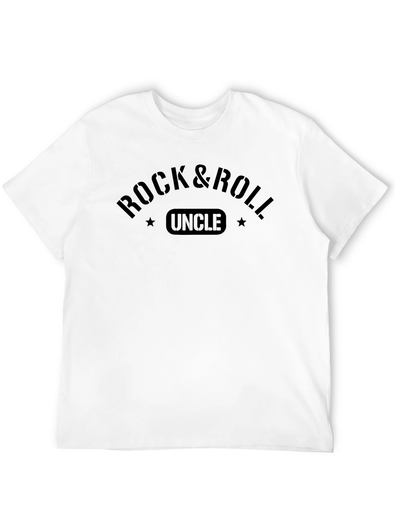 Black Rock & Roll Uncle Black Graphic T-Shirt view 12