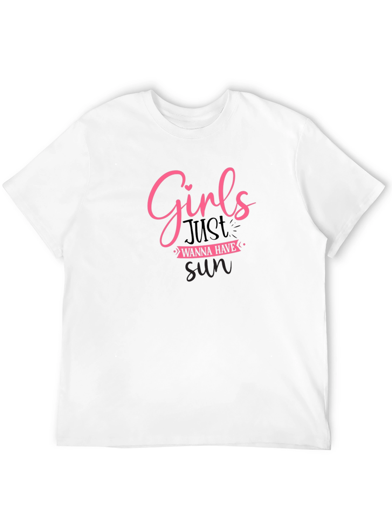 Black Girls Just Wanna Have Sun T-Shirt, Black view 12
