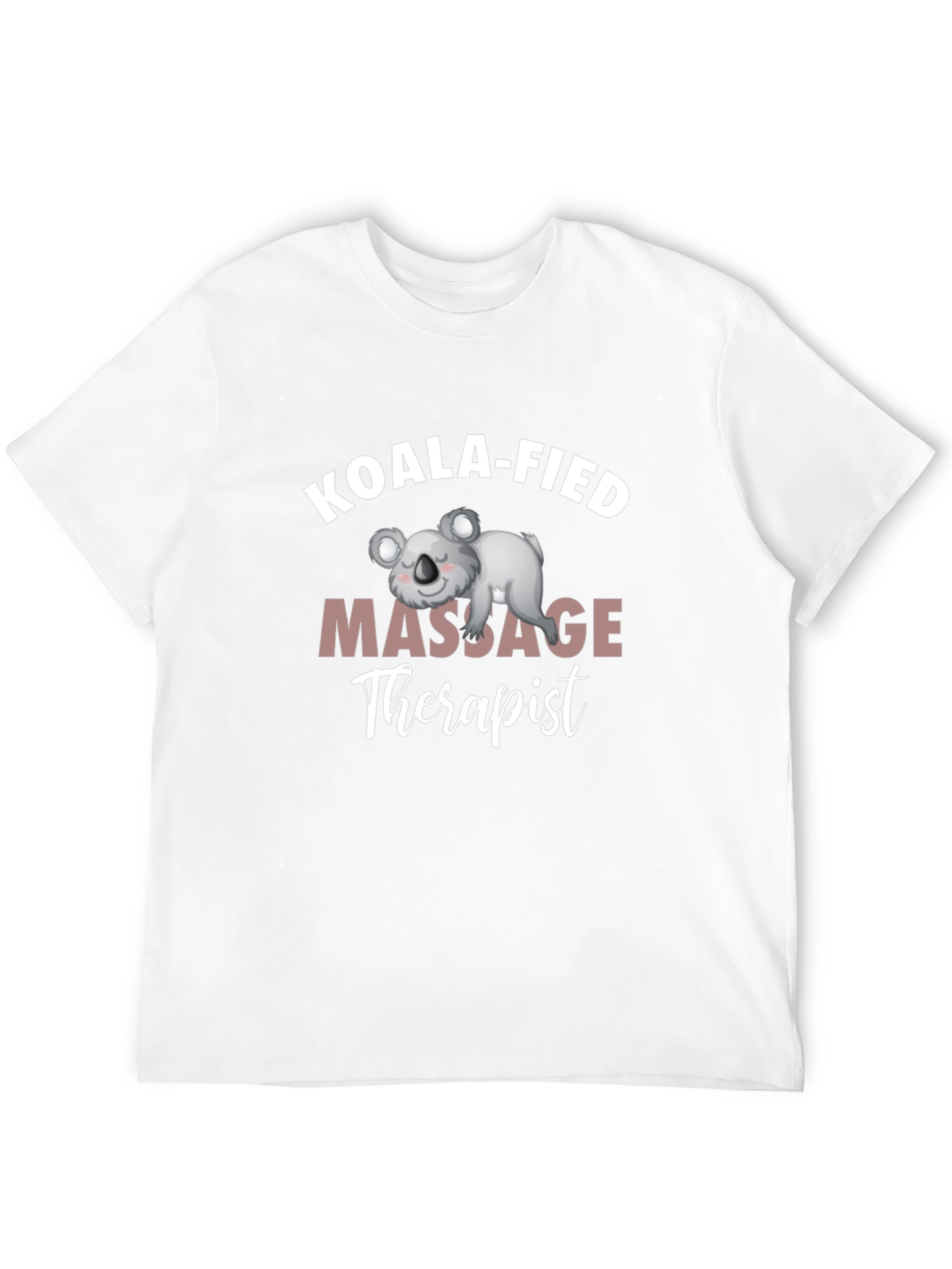 Black Koala-fied Massage Therapist Graphic Tee view 12