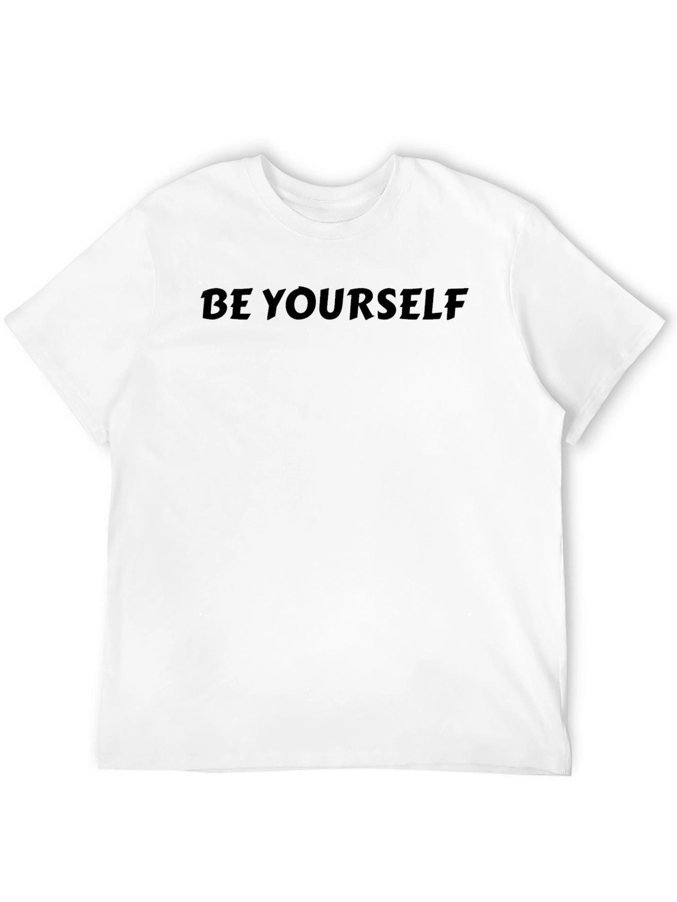 Black Be Yourself Black Tee view 12