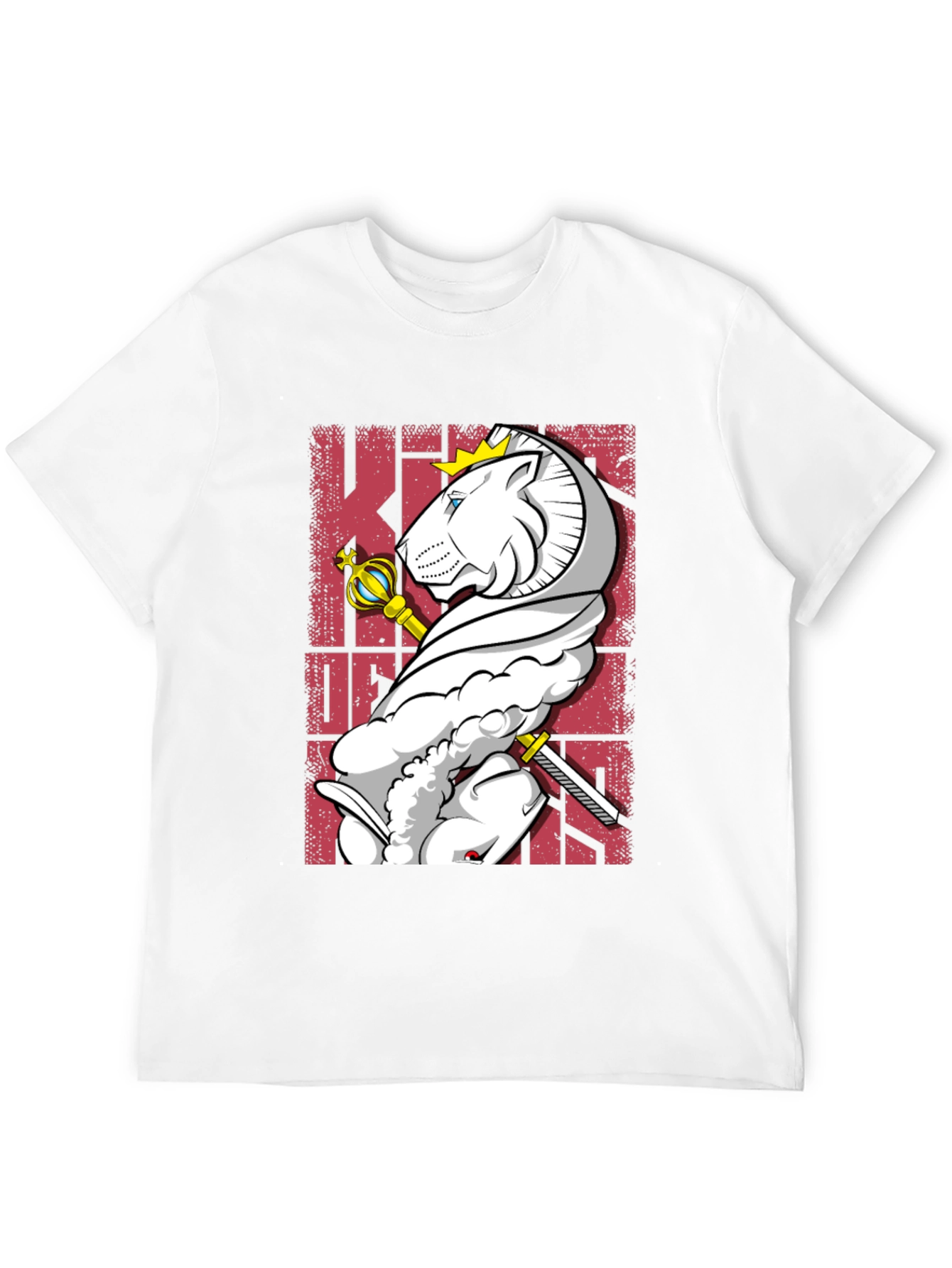 Black King Chess Piece Graphic Tee - Black Cotton T-Shirt view 12