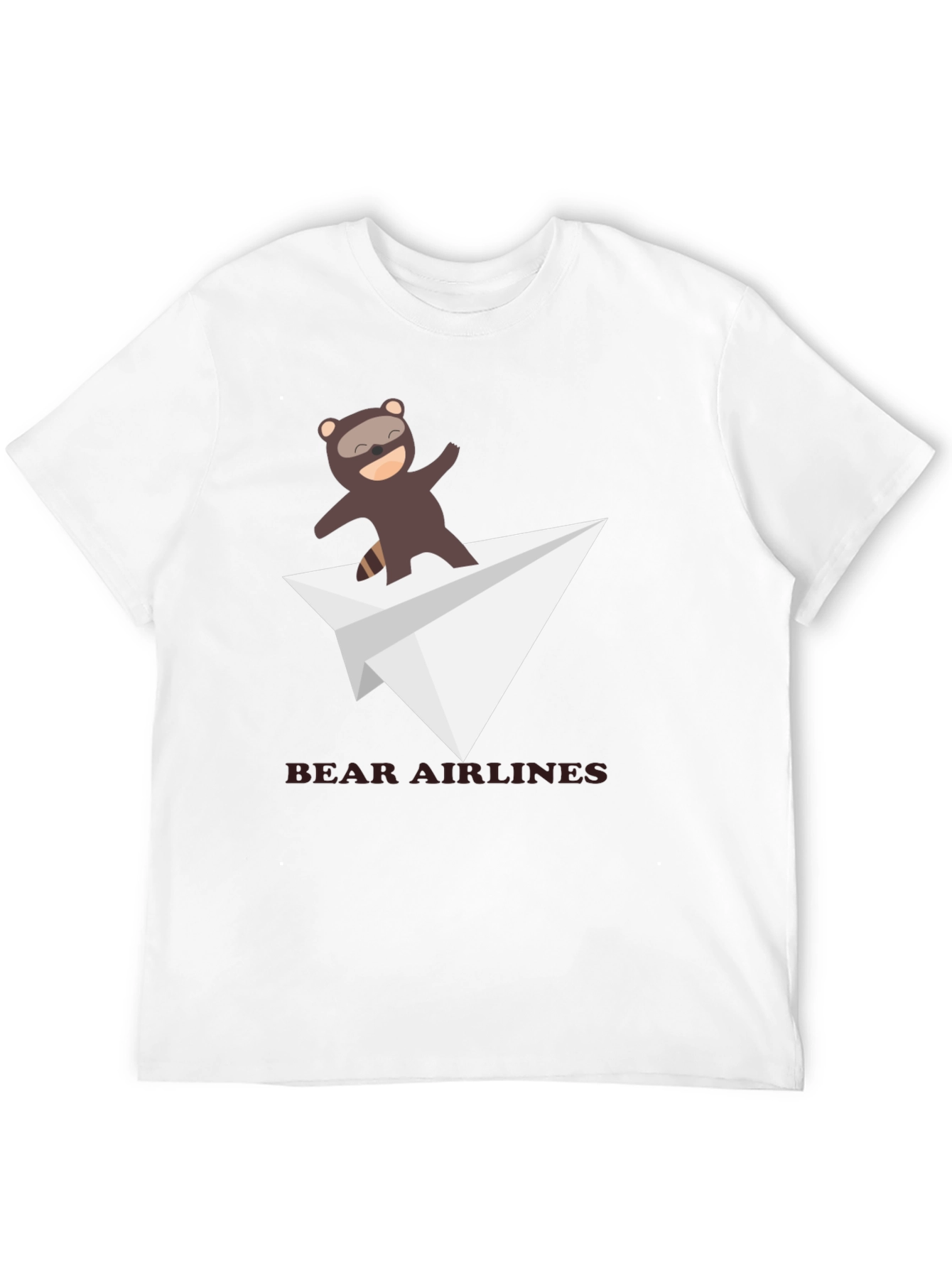 Black Bear Airlines Funny Graphic T-Shirt view 12