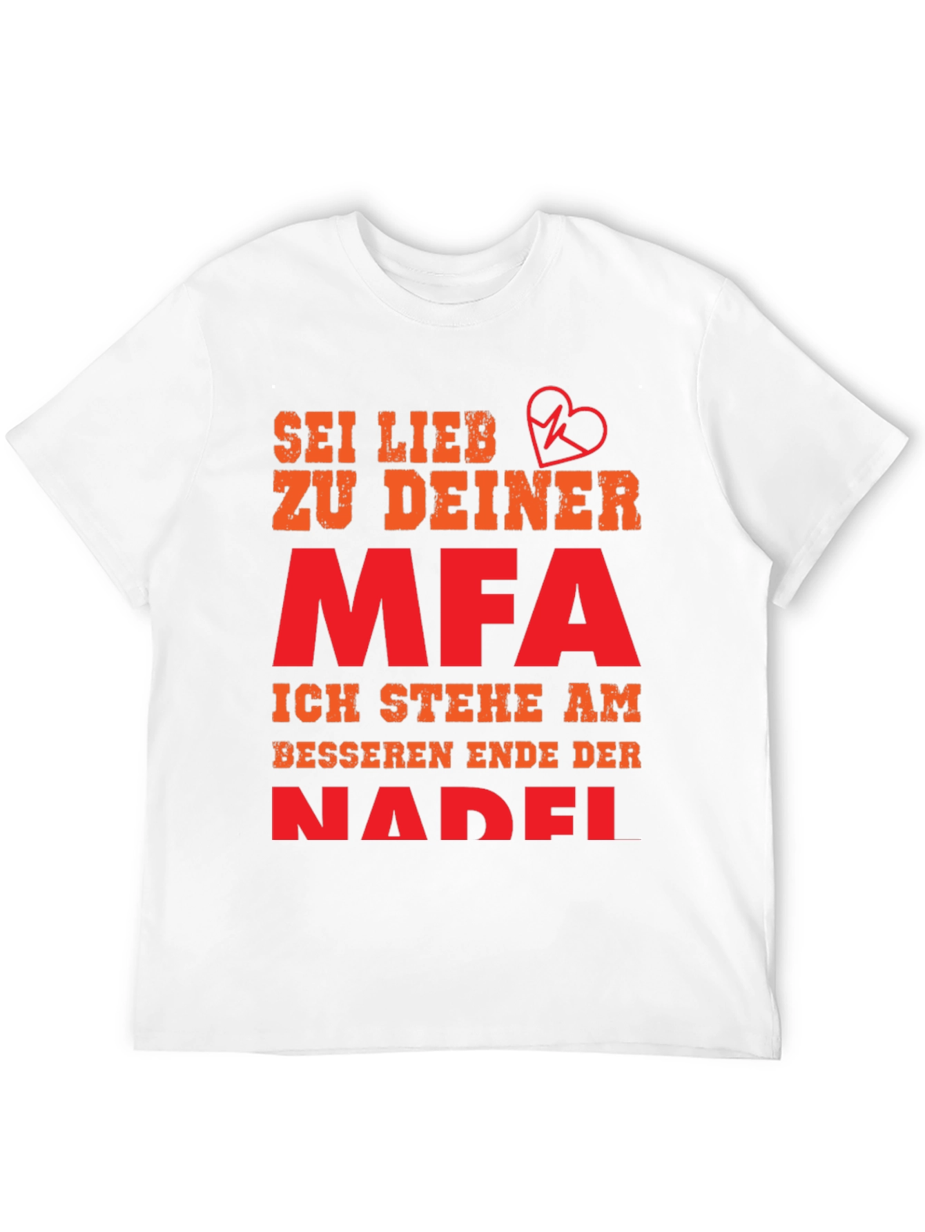 Black Sei Lieb Zu Deiner MFA T-Shirt - Medical Assistant Gift view 12