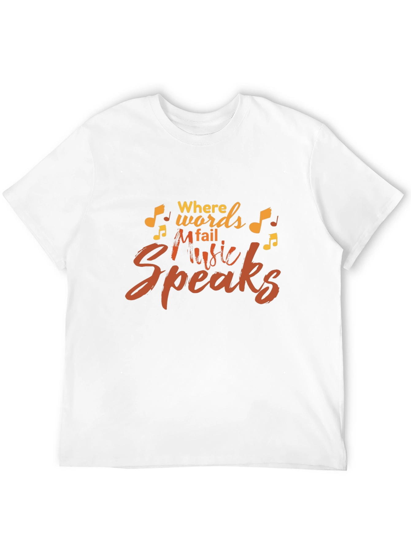 Black Music Speaks Graphic T-Shirt view 12