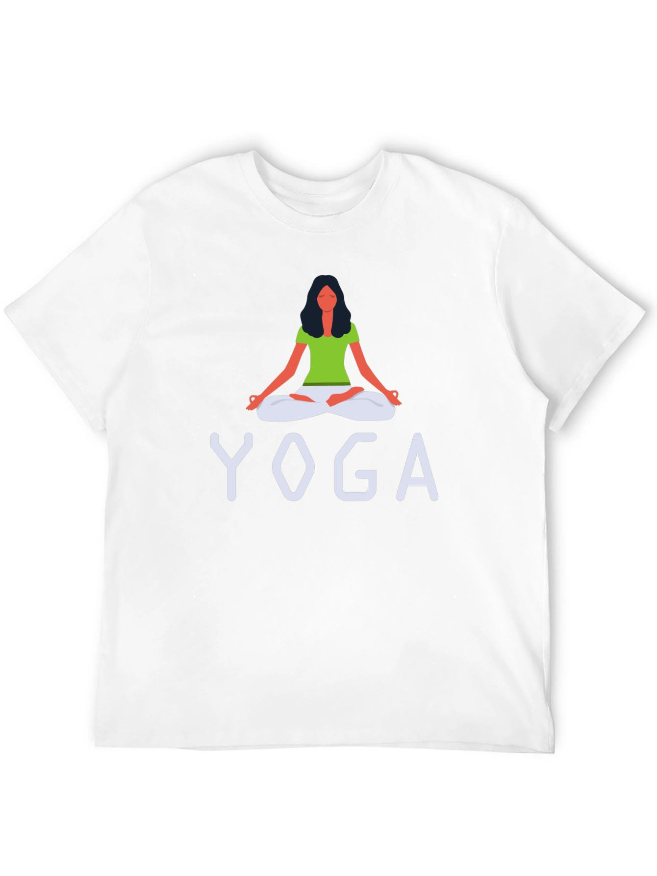 Black Yoga Graphic Print Crew Neck T-Shirt view 12