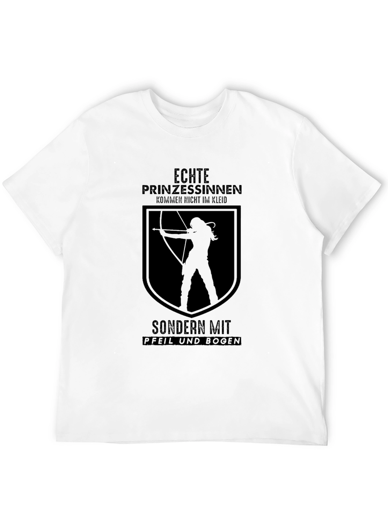 Black Echte Prinzessinnen Archery T-Shirt view 12