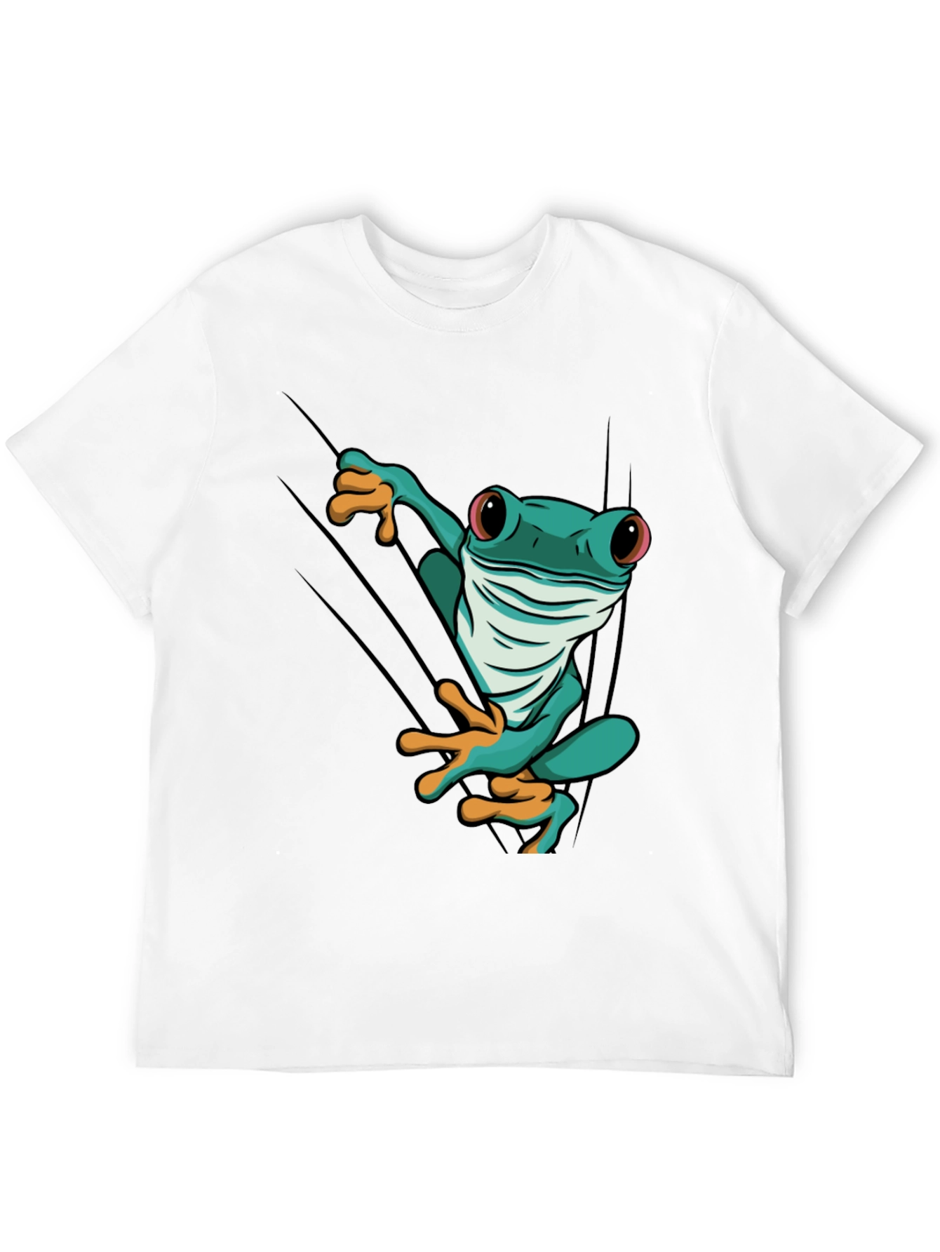 Black Frog T-Shirt - Black Cotton - Graphic Tee view 12