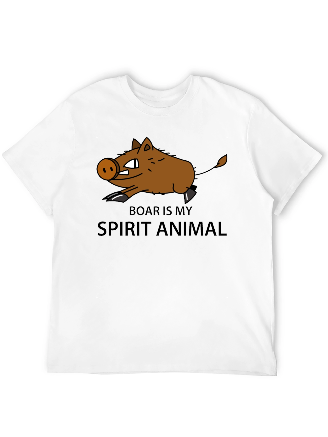 Black Boar Is My Spirit Animal Graphic T-Shirt view 12