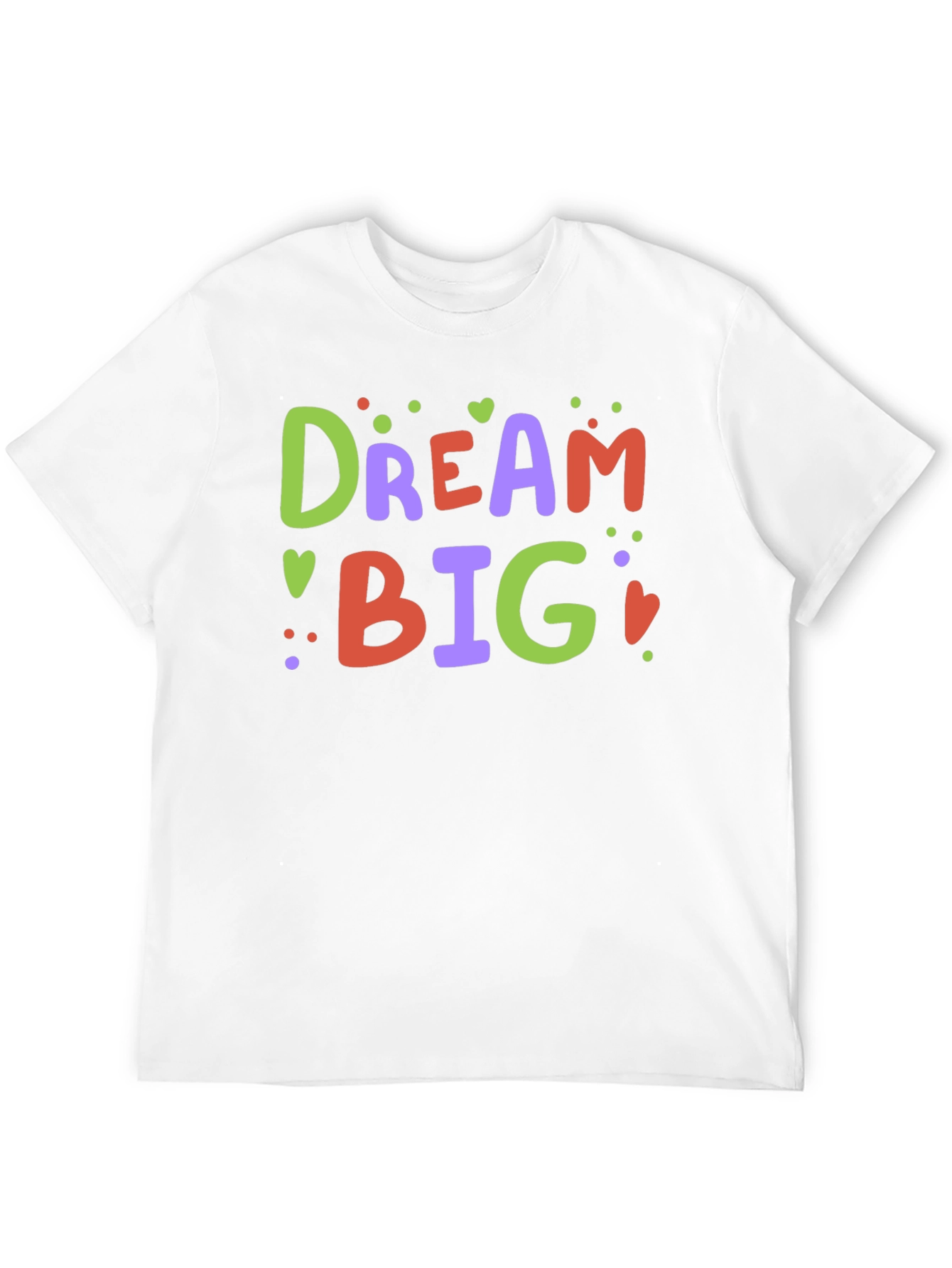 Black Dream Big Graphic Tee - Motivational T-Shirt view 12