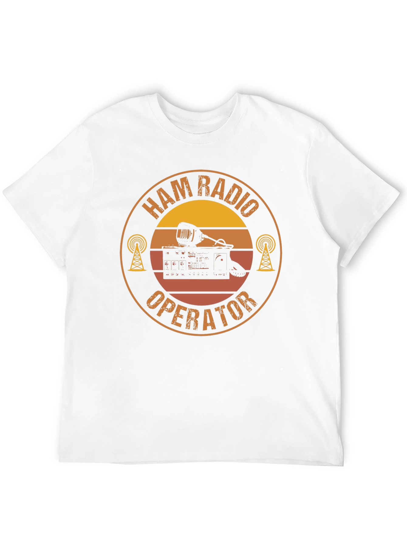 Black Ham Radio Operator T-Shirt view 12