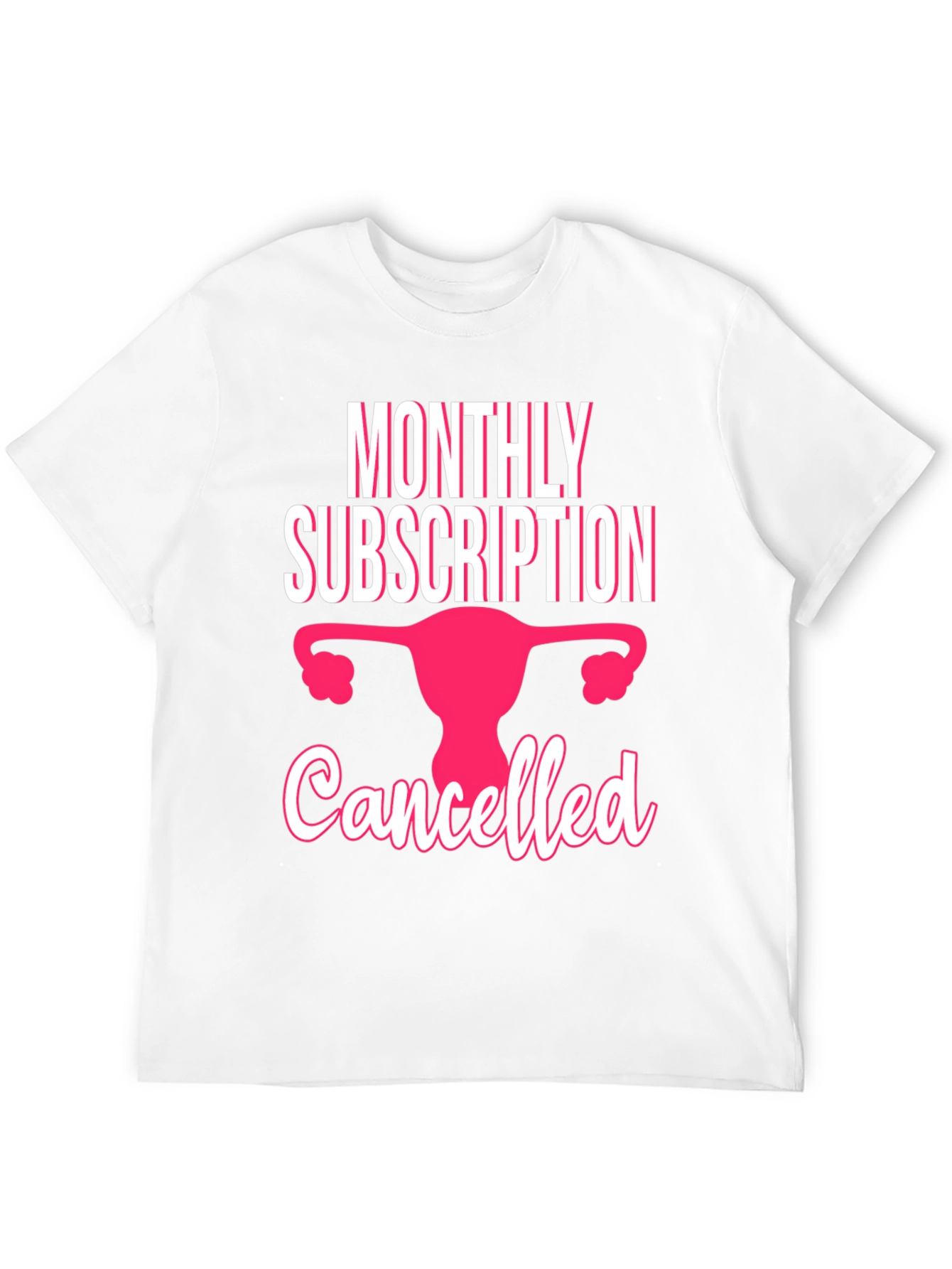 Black Monthly Subscription Canceled T-Shirt view 12