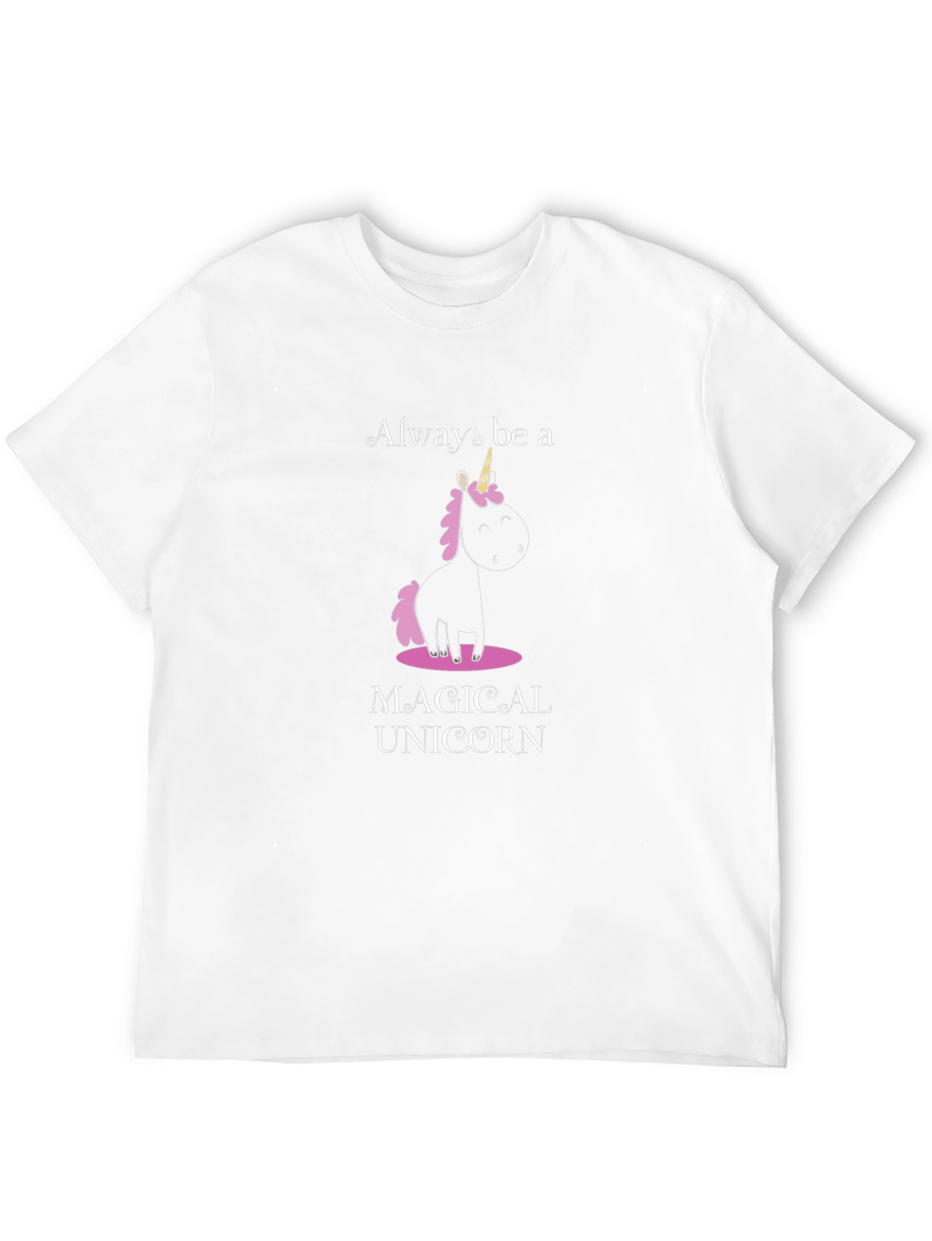 Black Magical Unicorn Graphic Tee - Always Be a Unicorn view 12
