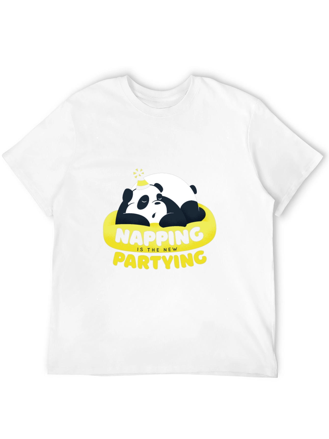 Black Napping is the New Partying T-Shirt - Panda Sleep Tee view 12
