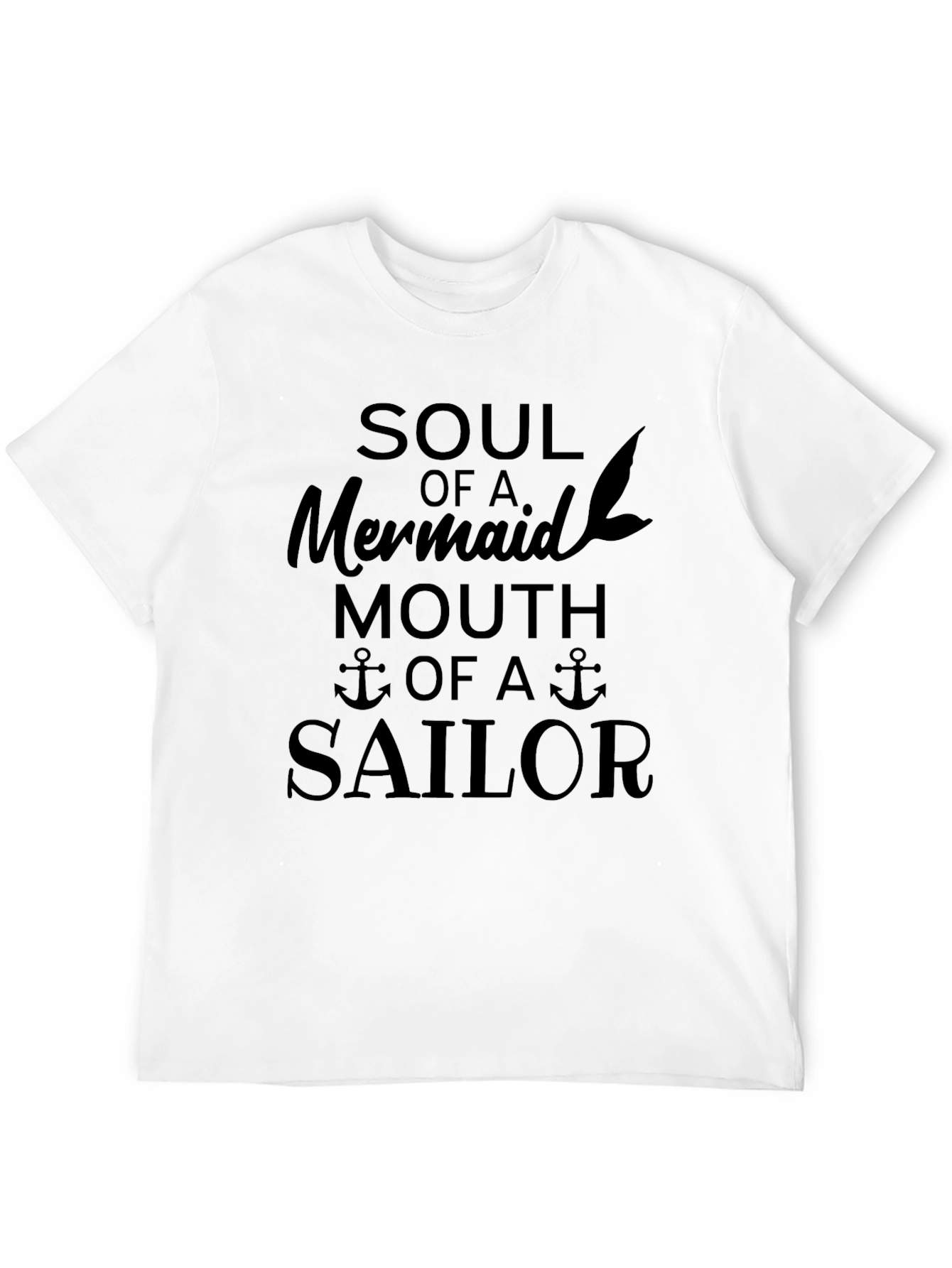 Soul of a Mermaid Sailor Graphic T-Shirt - 12