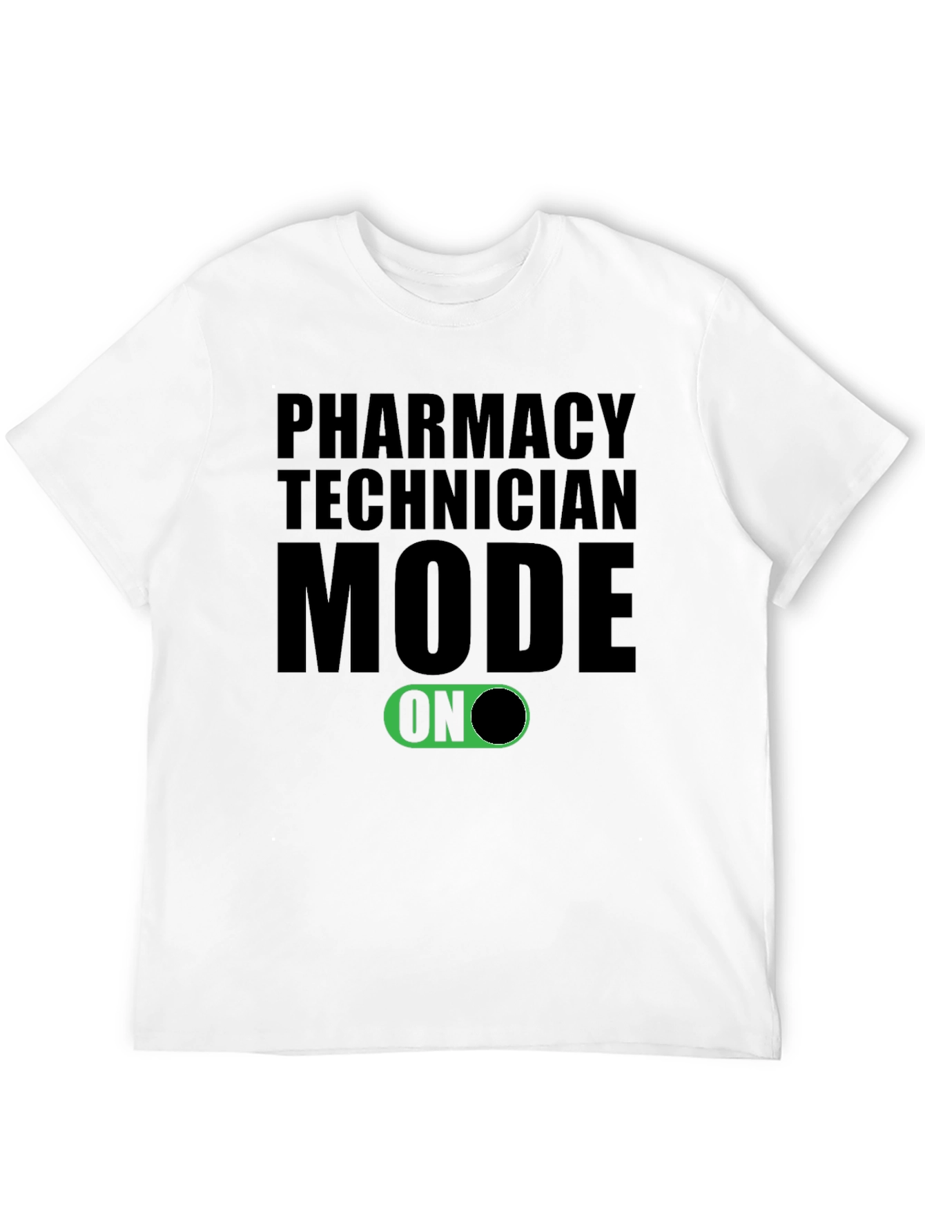 Black Pharmacy Technician Mode ON T-Shirt view 12