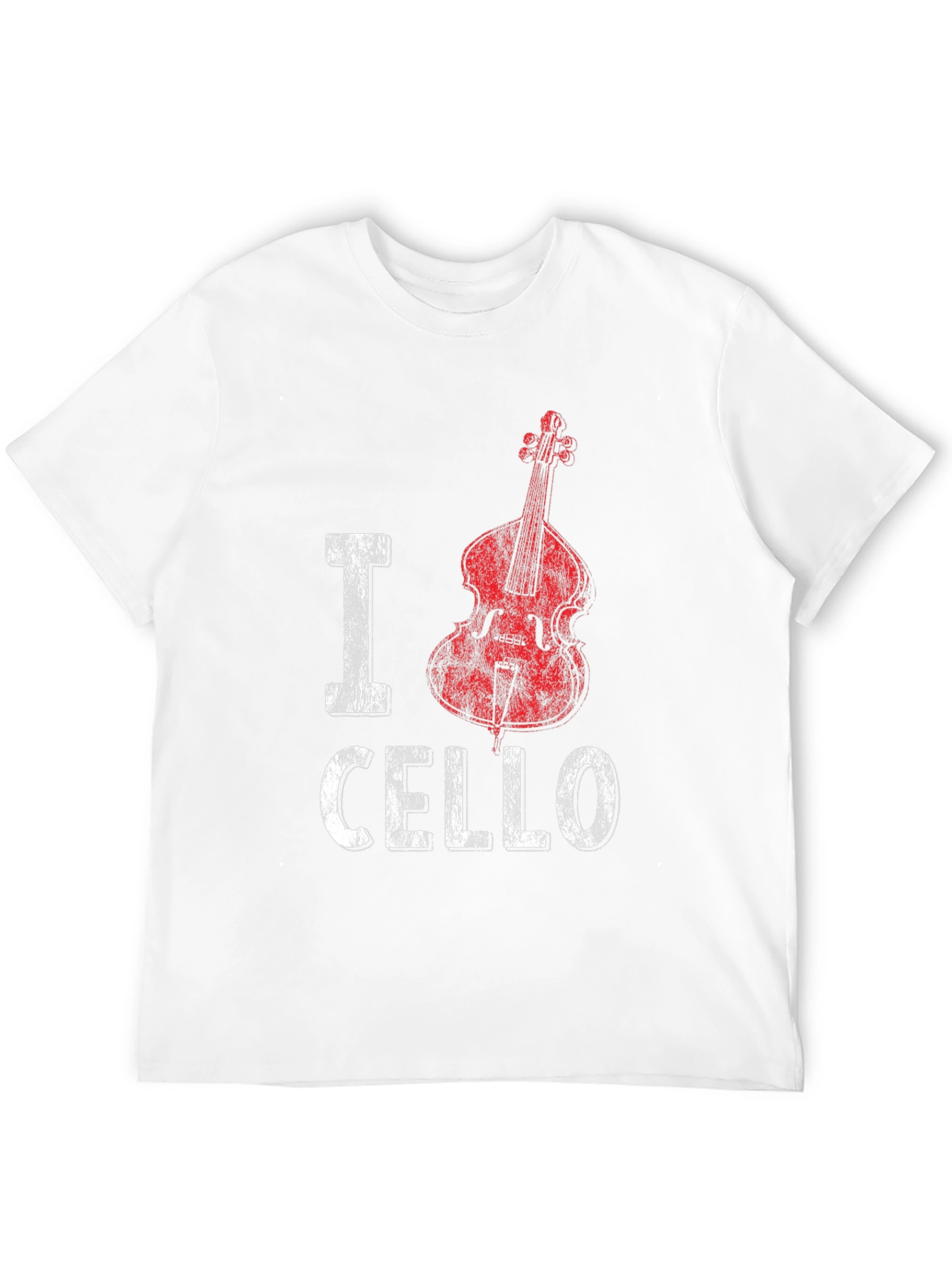 Black I Cello Music T-Shirt - Musician Graphic Tee view 12