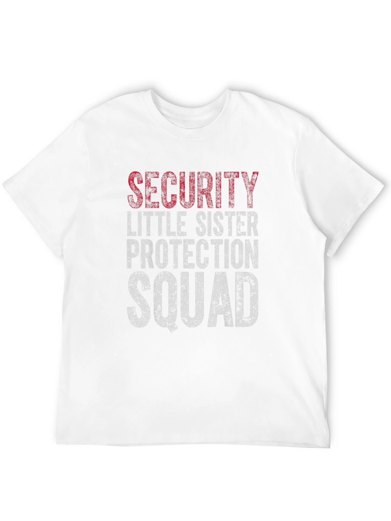 Black Security Little Sister Squad Tee view 12