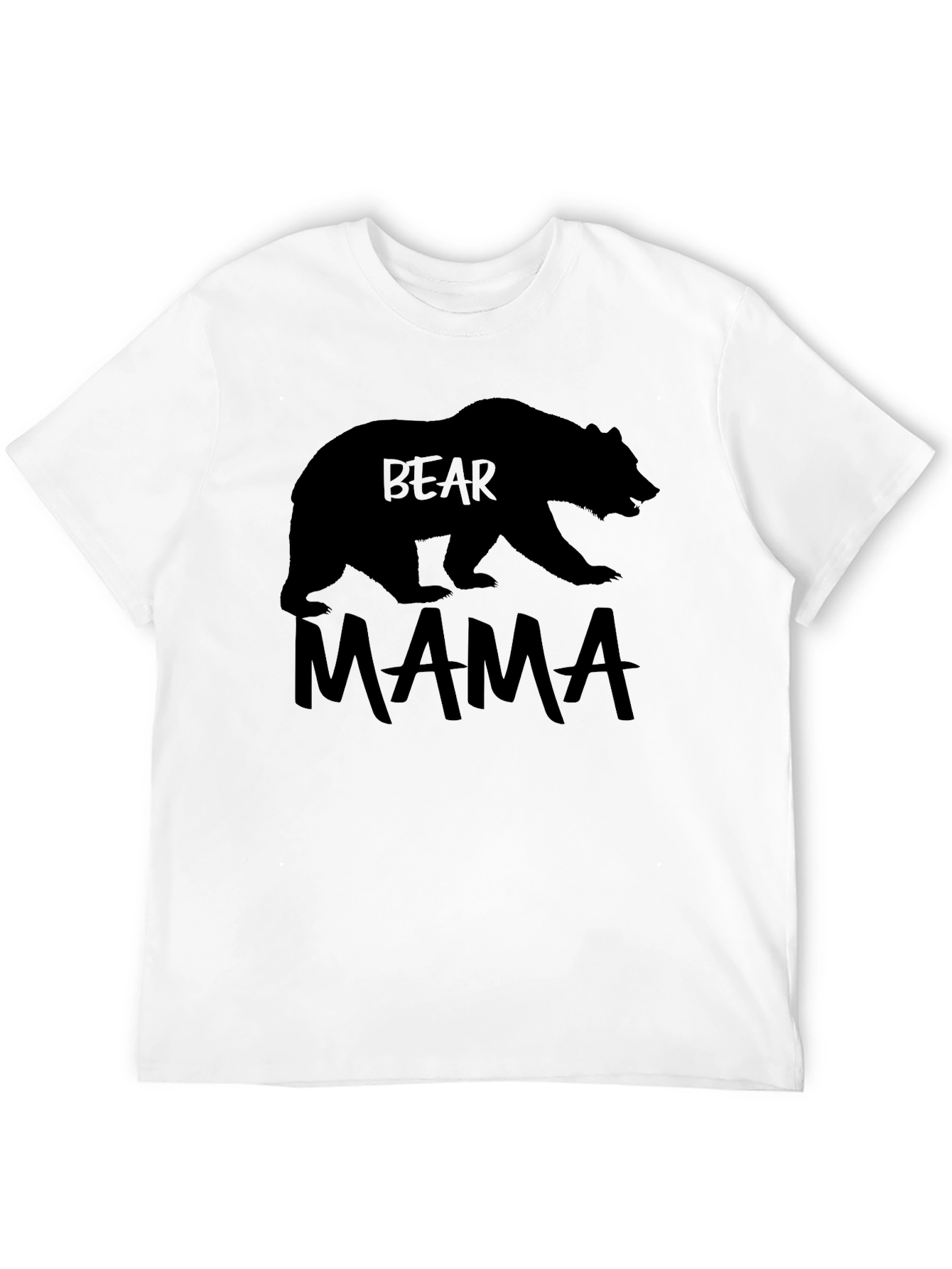 Black Bear Mama Graphic T-Shirt - Black view 12