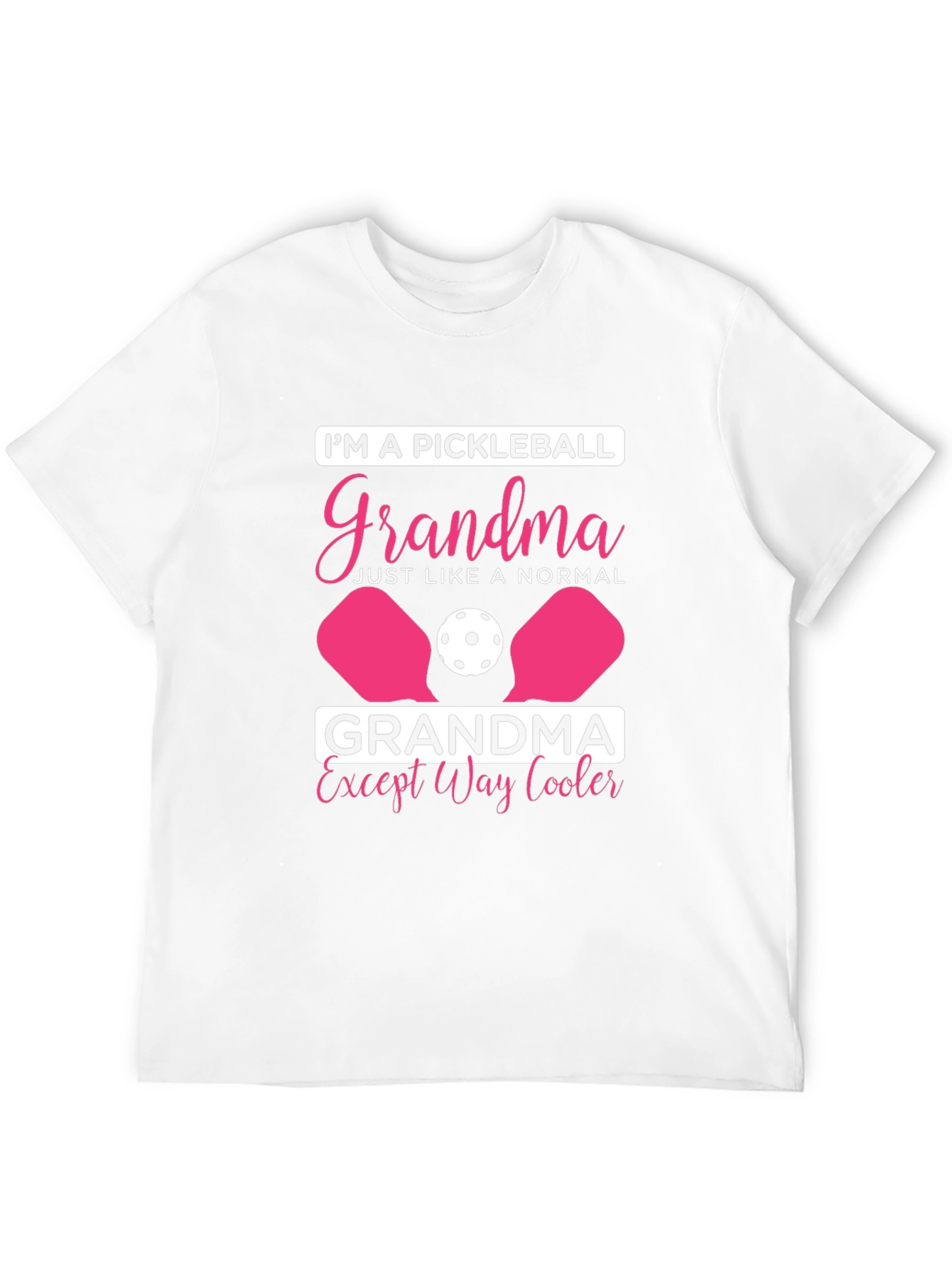Black Pickleball Grandma T-Shirt - Cool Grandma Tee view 12
