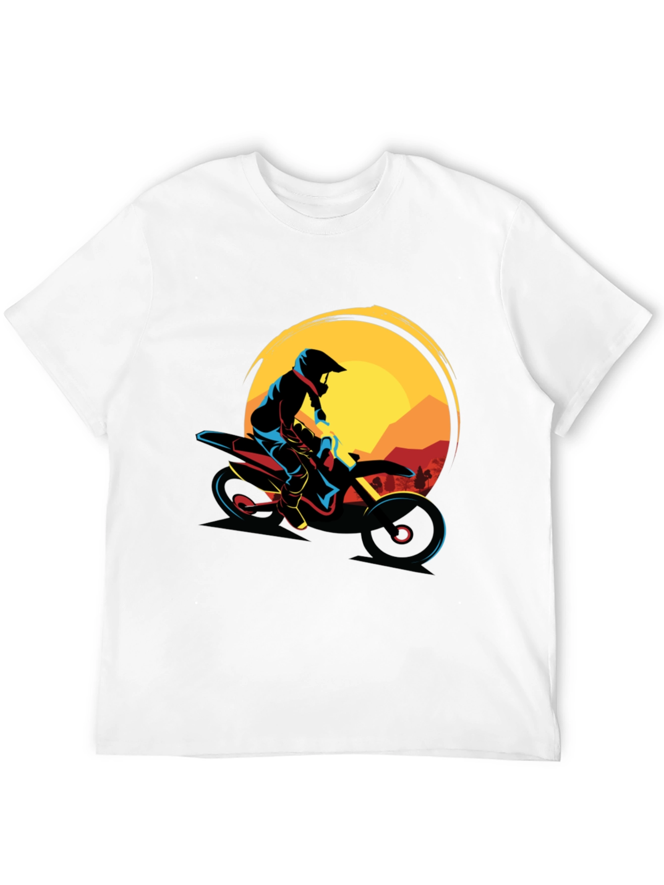 Black Motocross Graphic Tee - Adventure Ride view 12